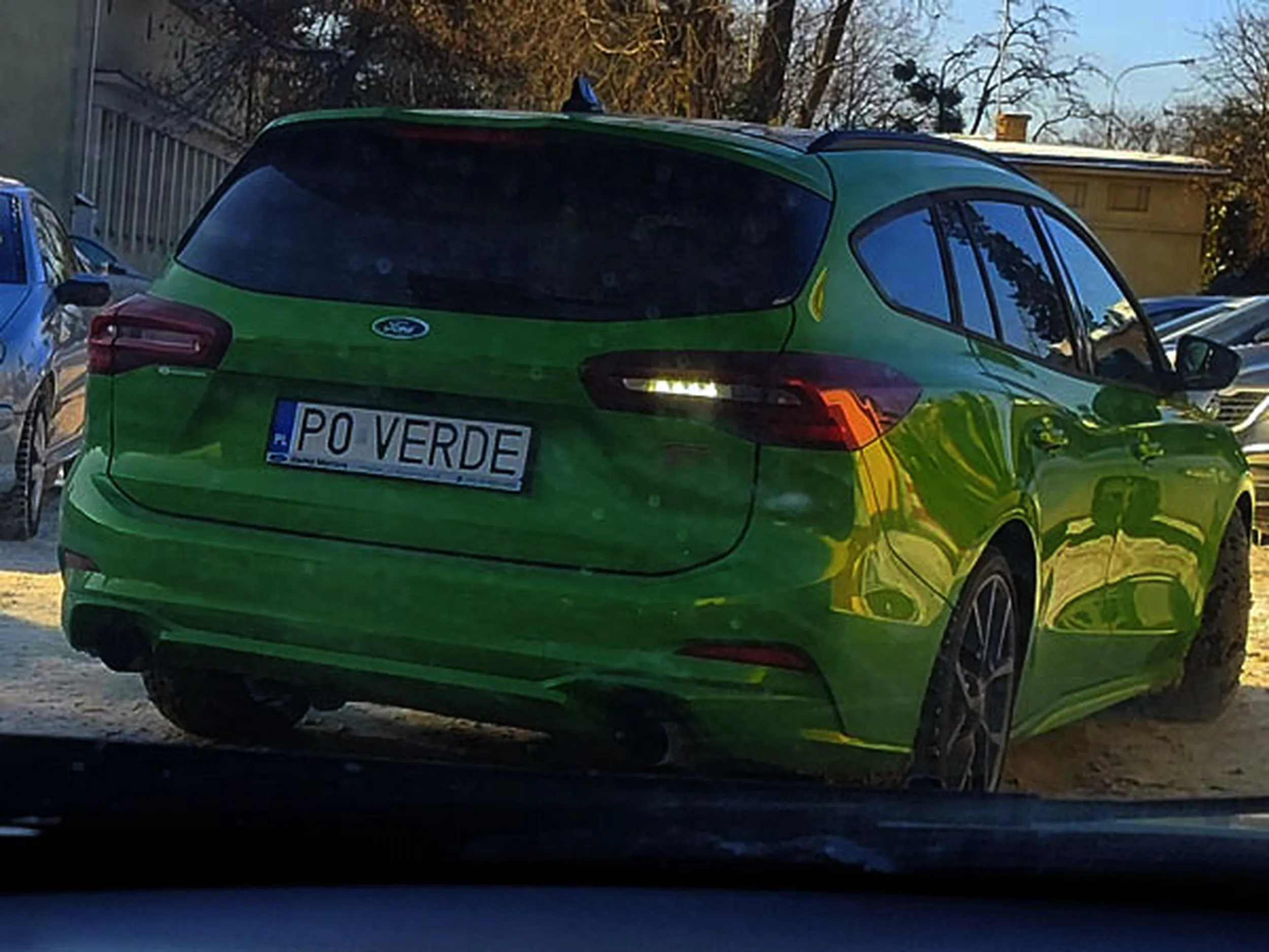 Fajny numer, blacha P0 VERDE