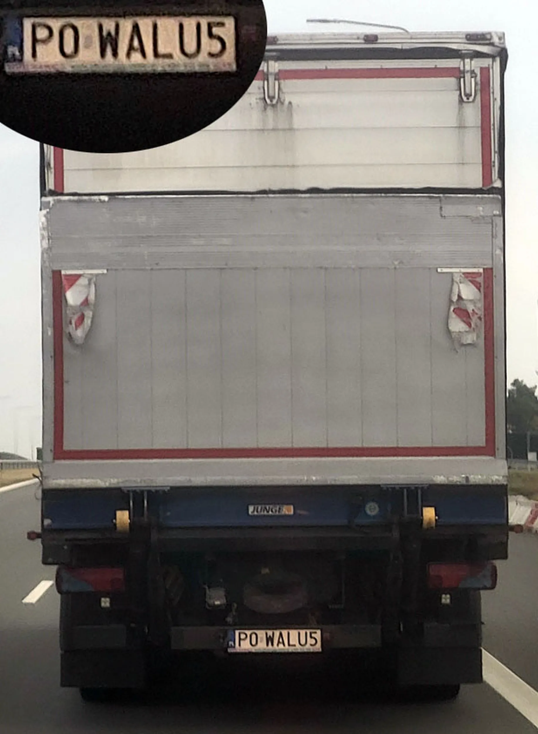 Fajny numer, blacha P0 WALU5