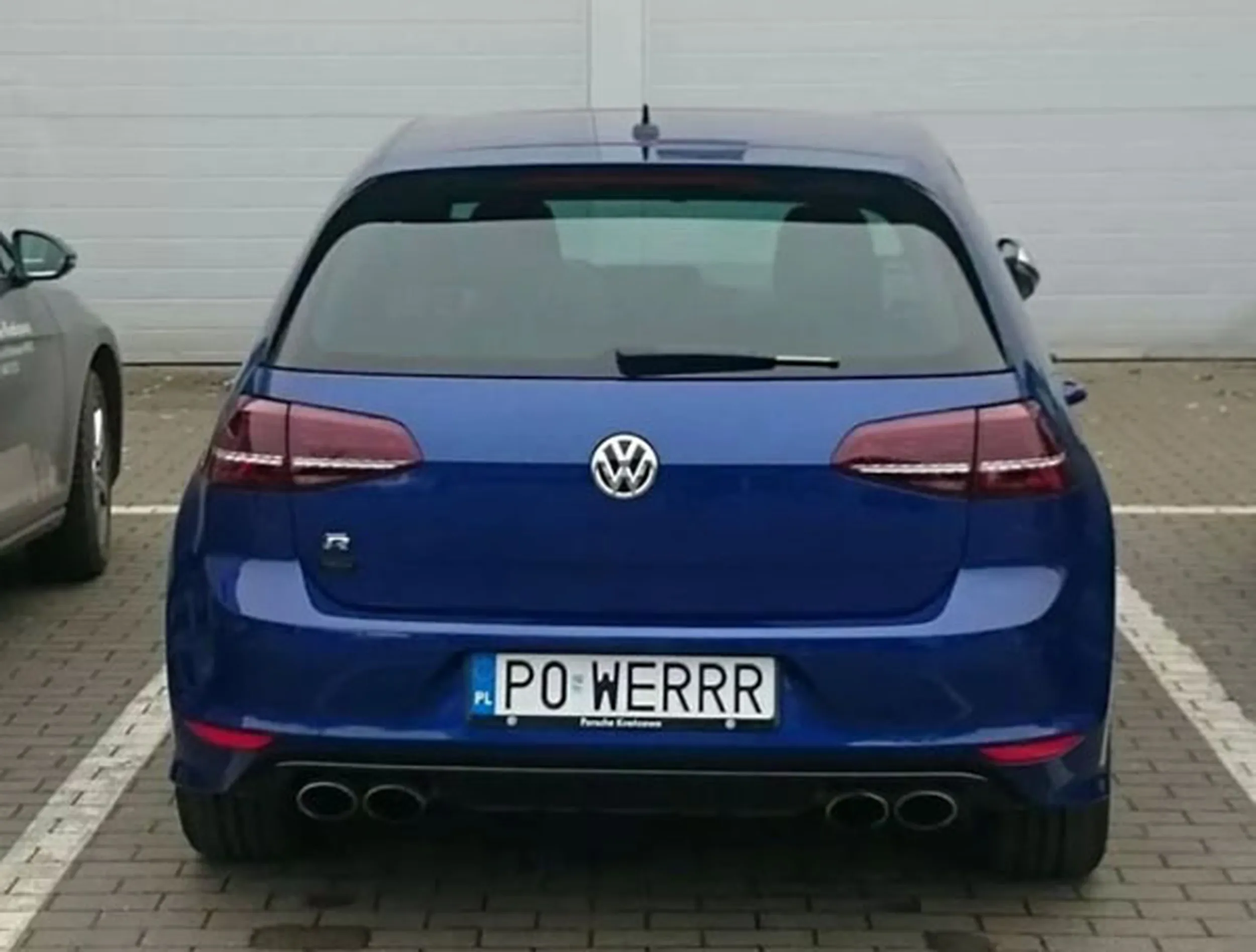 Fajny numer, blacha P0 WERRR