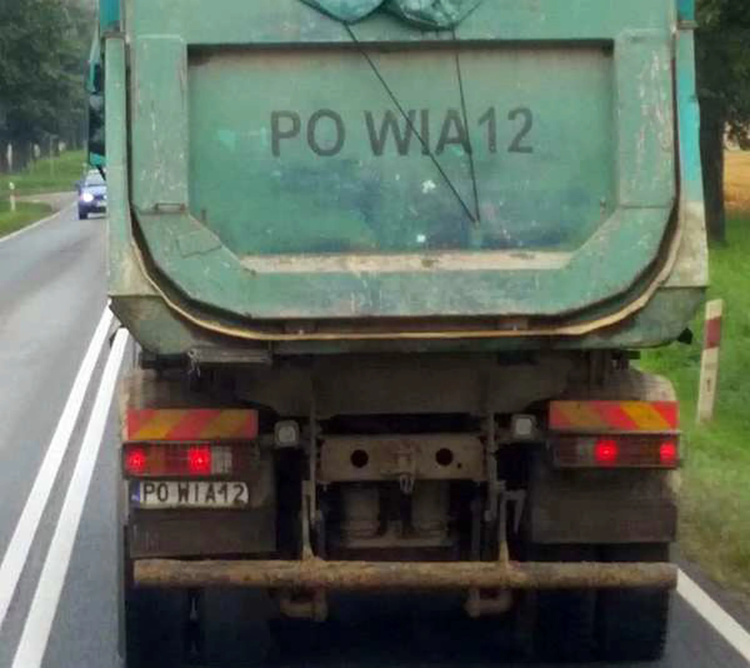 Fajny numer, blacha P0 WIA12