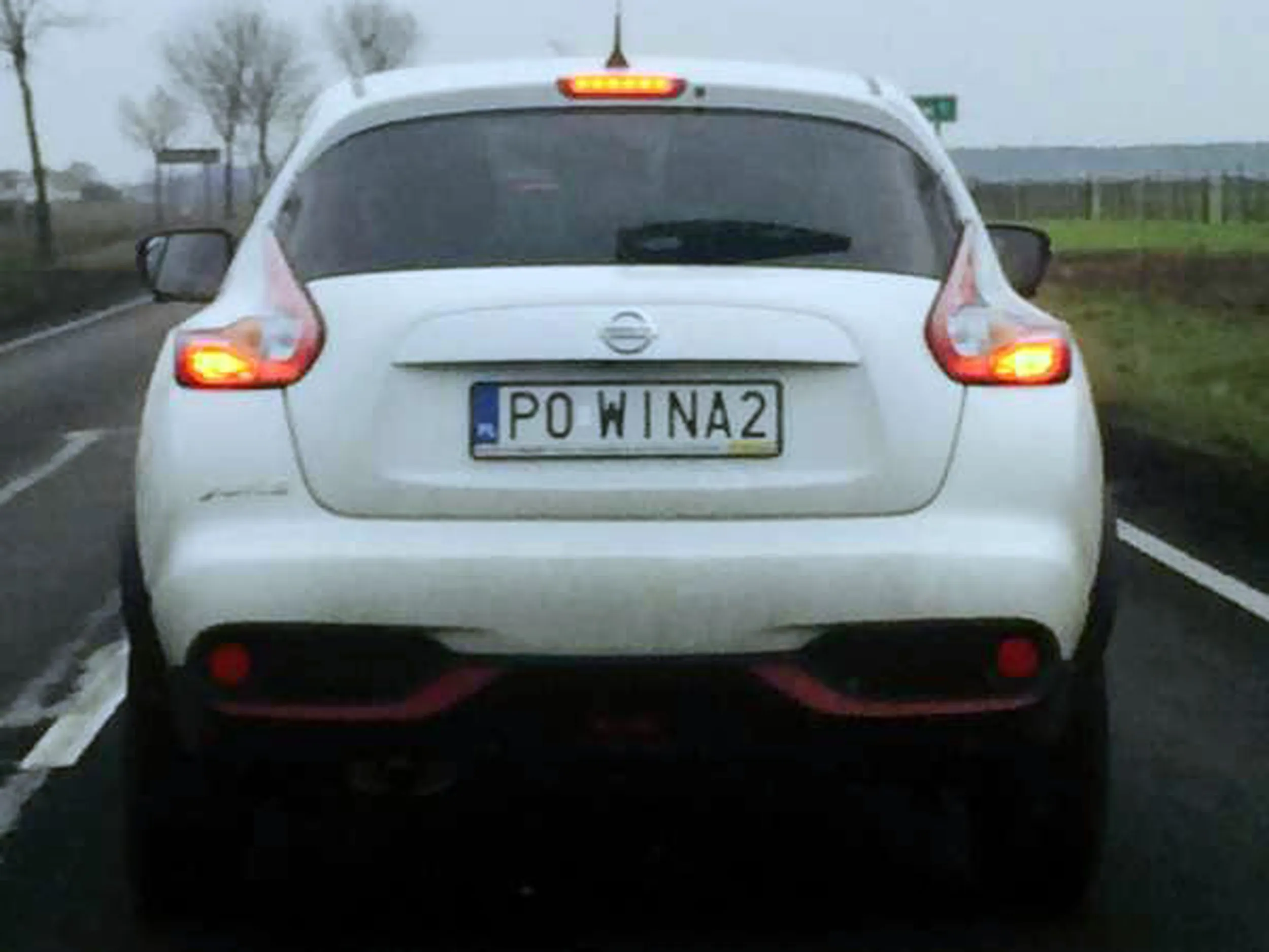 Fajny numer, blacha P0 WINA2