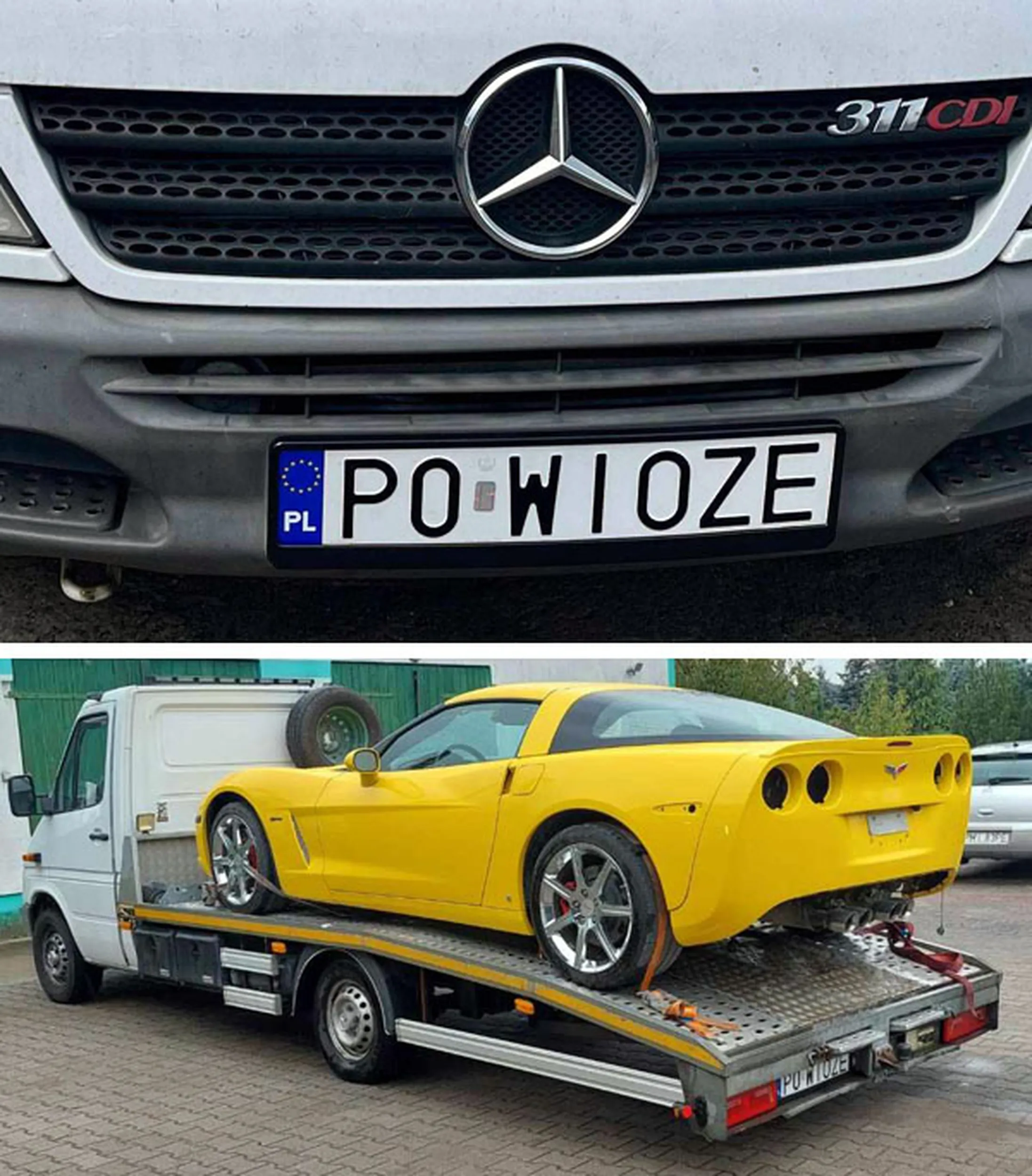 Fajny numer, blacha P0 WIOZE