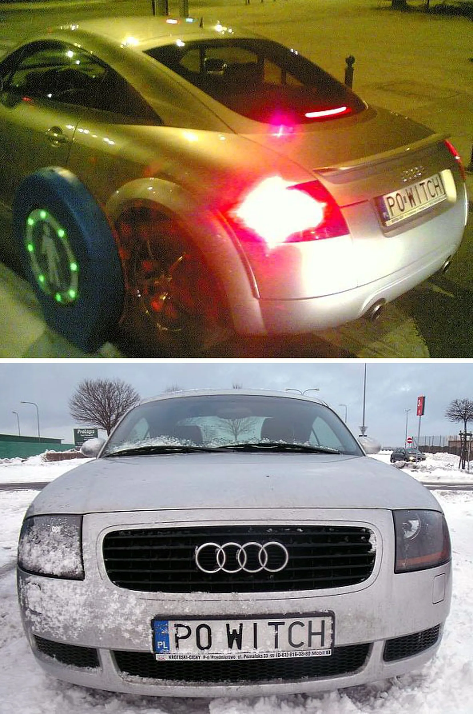 Fajny numer, blacha P0 WITCH