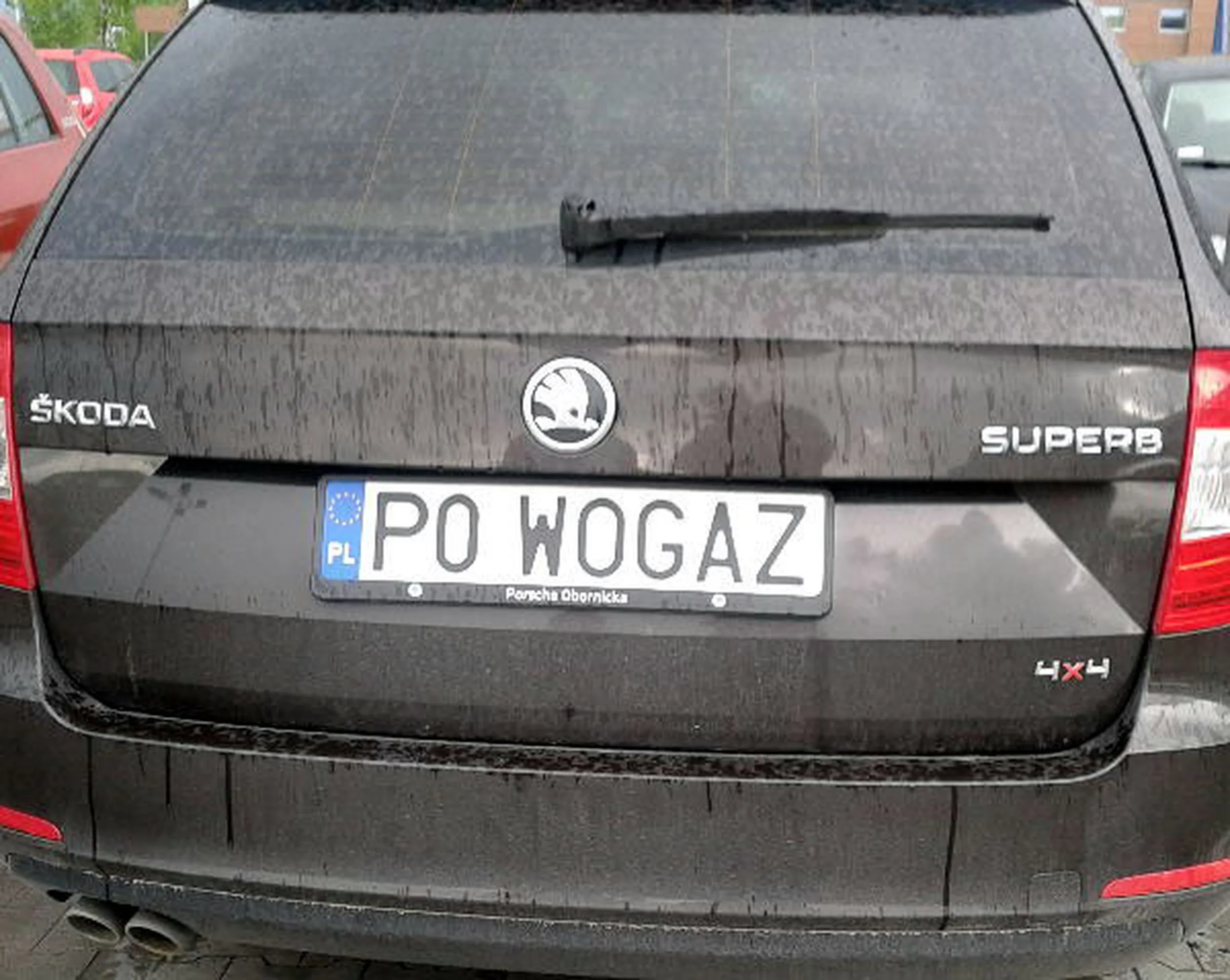Fajny numer, blacha P0 WOGAZ
