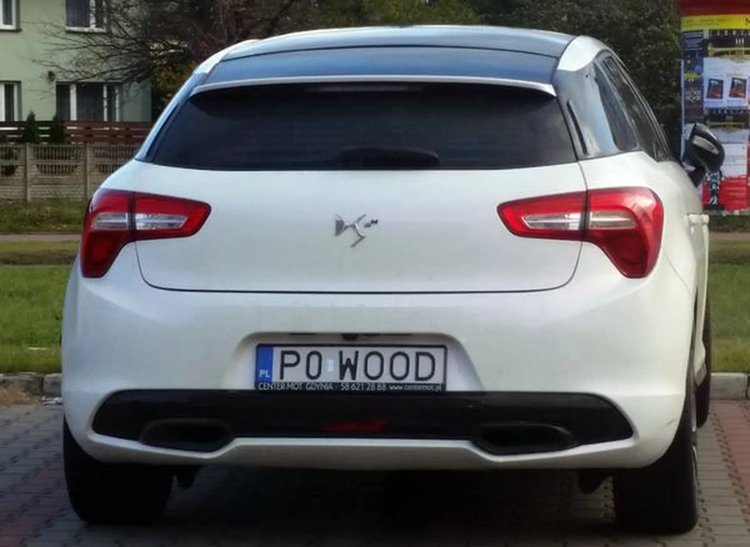 Fajny numer, blacha P0 WOOD