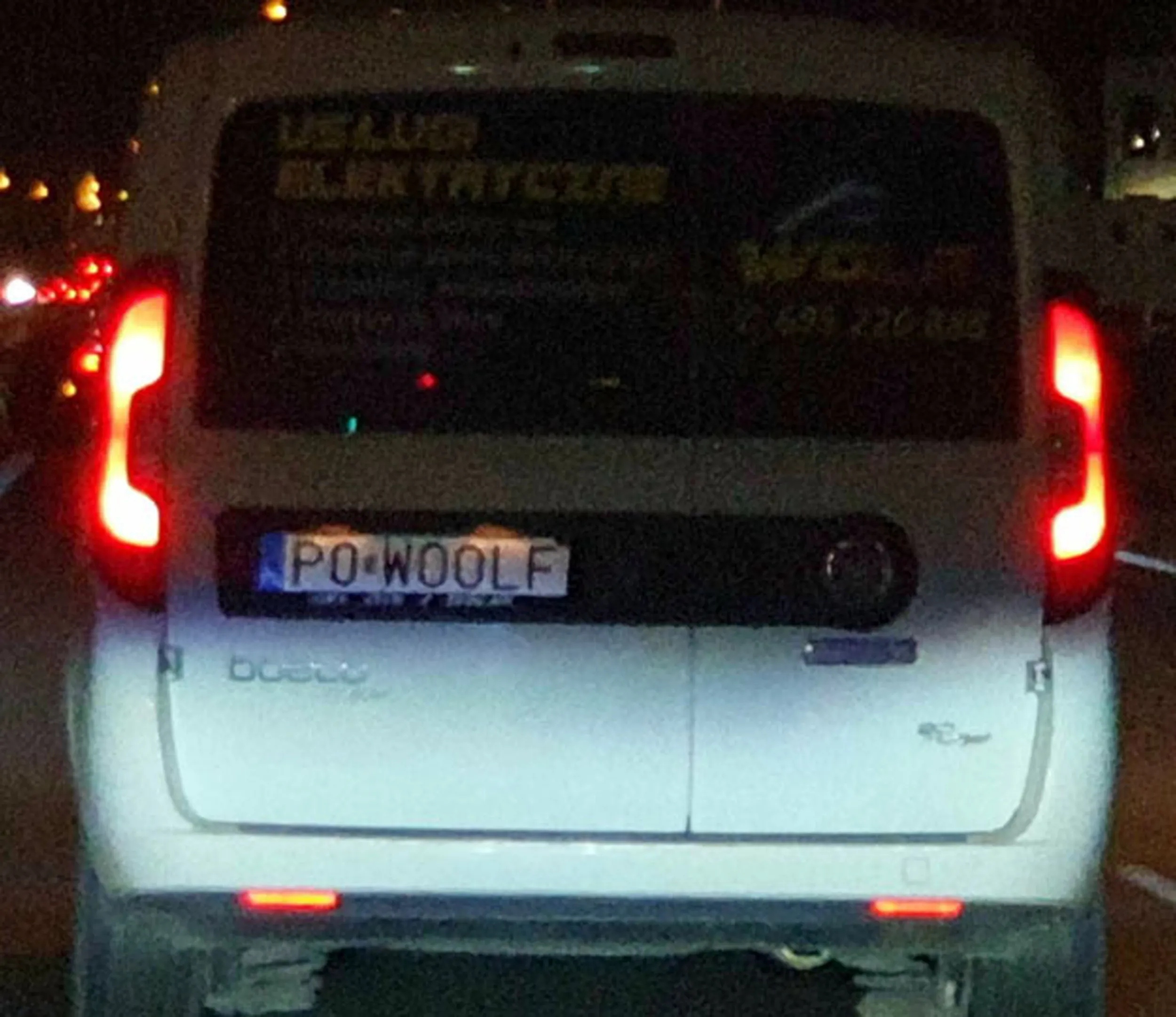 Fajny numer, blacha P0 WOOLF