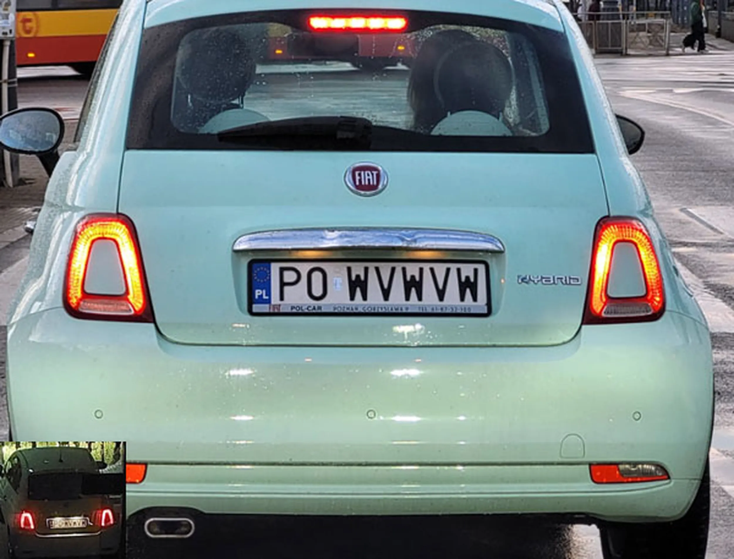 Fajny numer, blacha P0 WVWVW