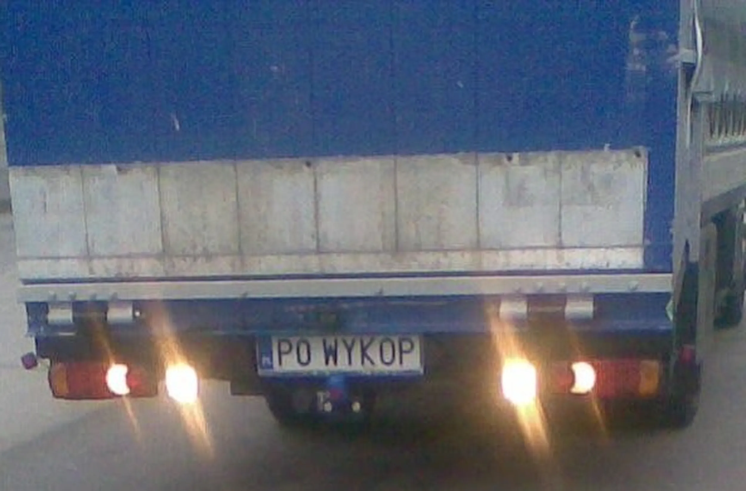 Fajny numer, blacha P0 WYKOP