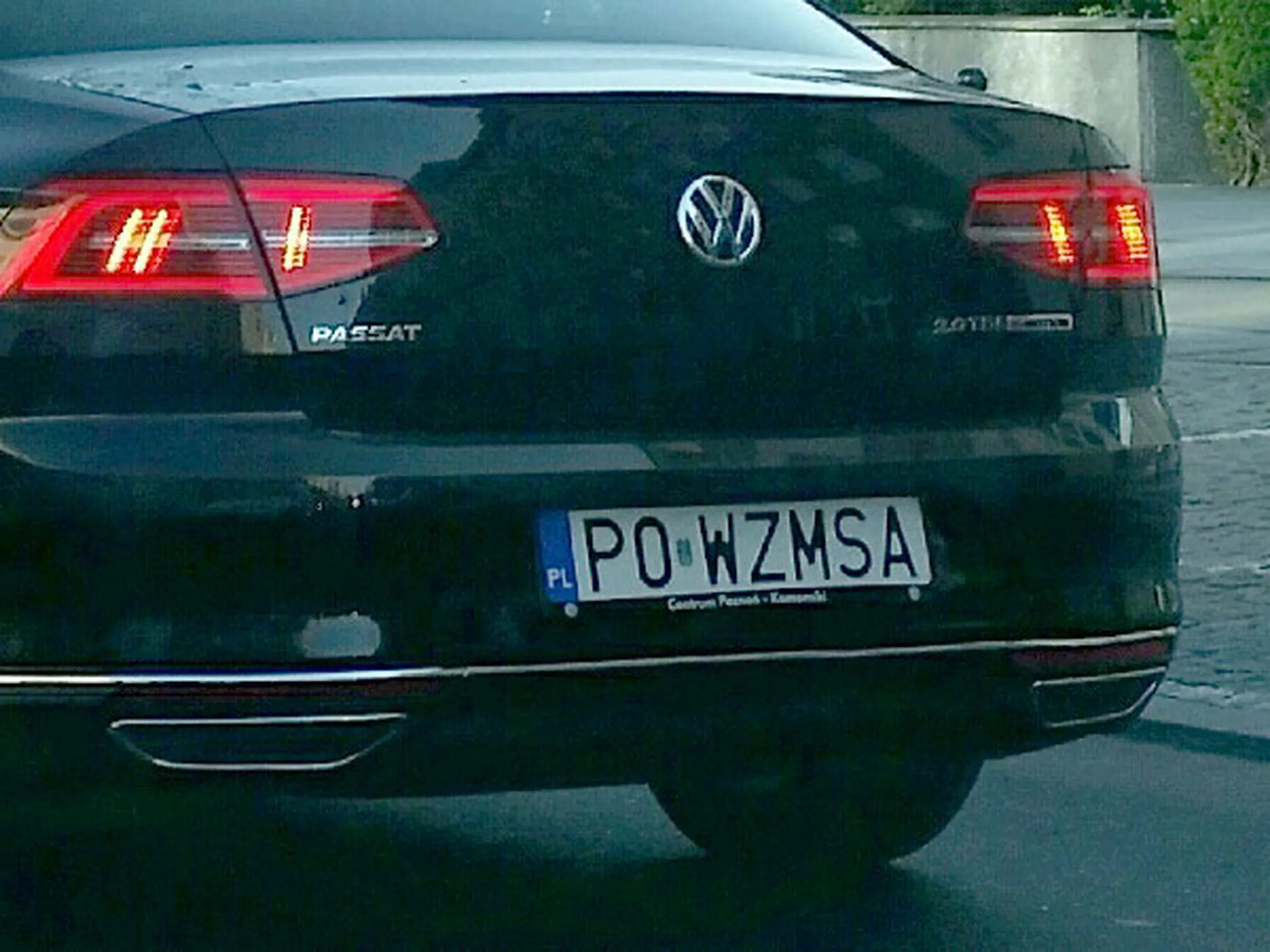 Fajny numer, blacha P0 WZMSA