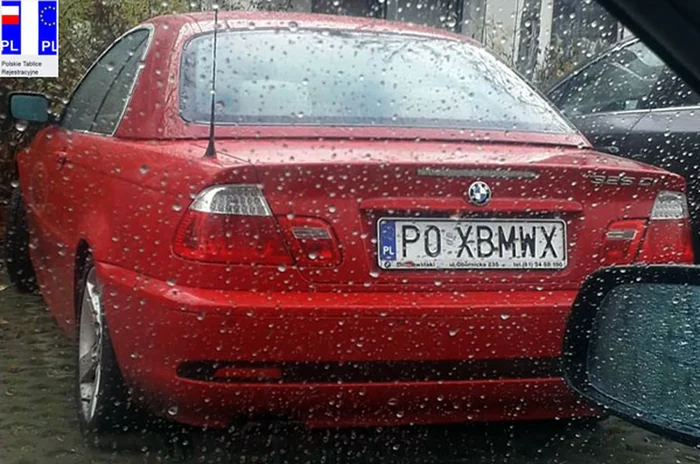 Fajny numer, blacha P0 XBMWX