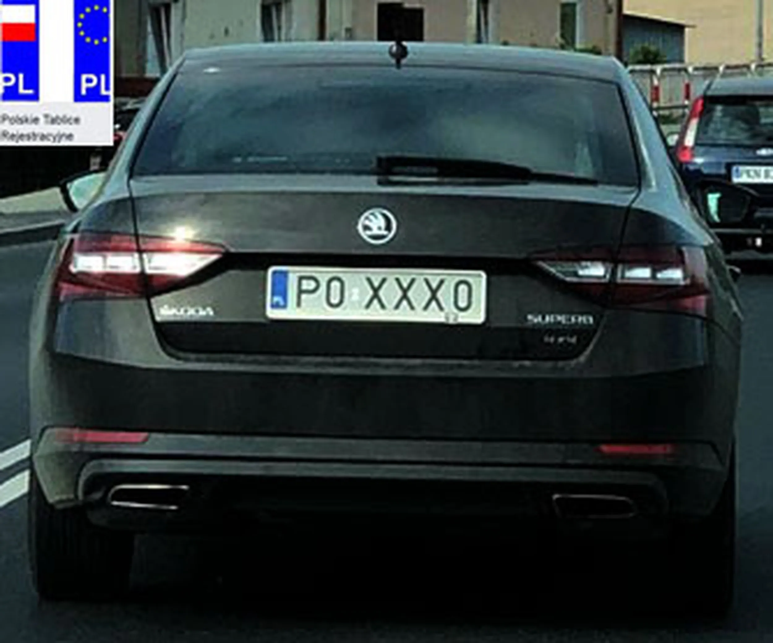 Fajny numer, blacha P0 XXX0