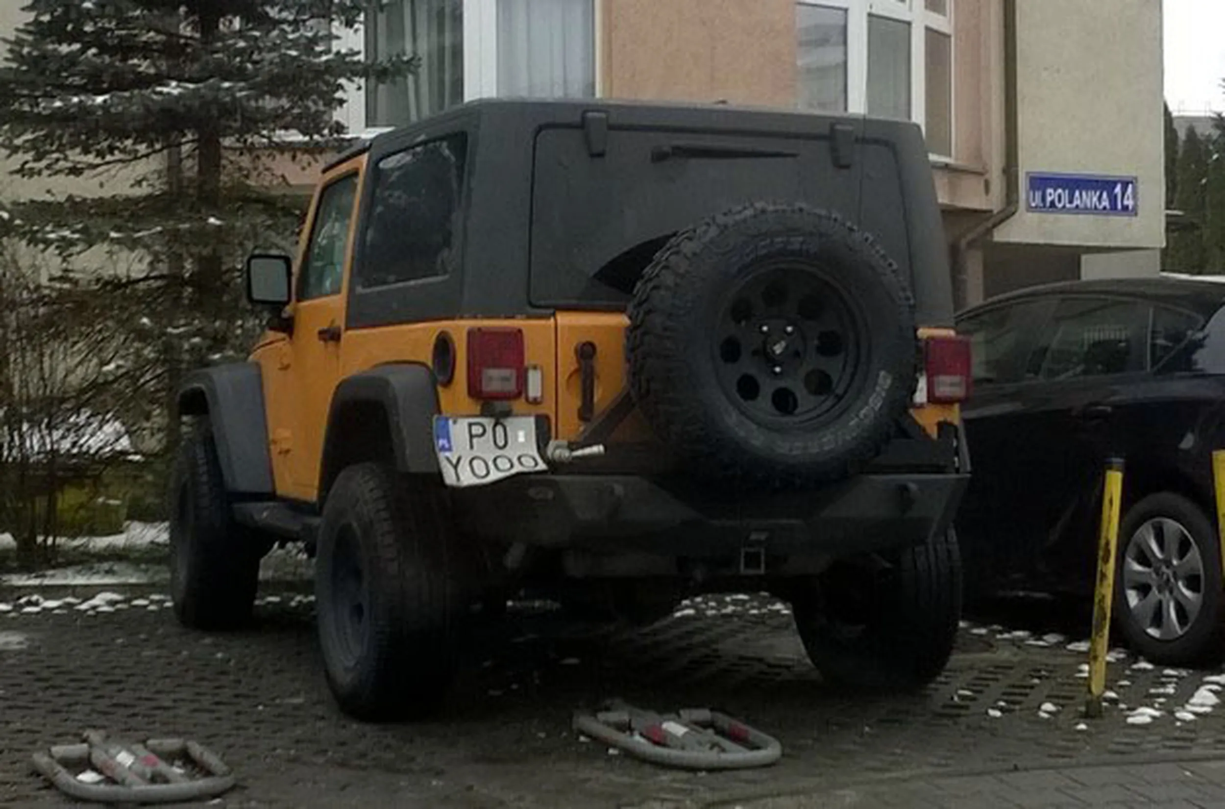 Fajny numer, blacha P0 YOOO