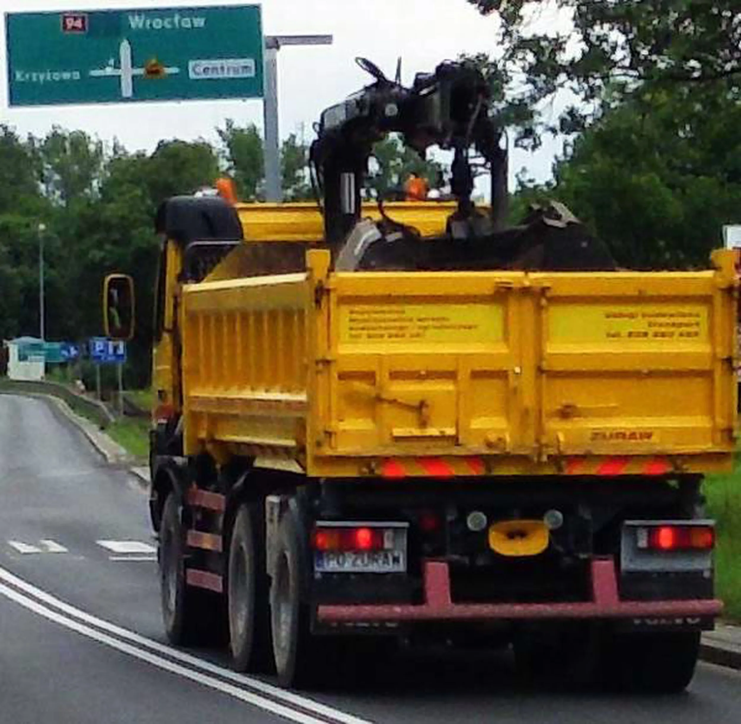 Fajny numer, blacha P0 ZURAW