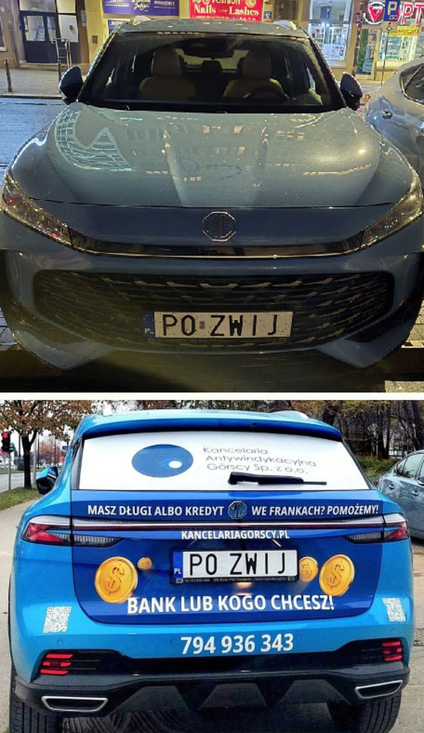 Fajny numer, blacha P0 ZWIJ