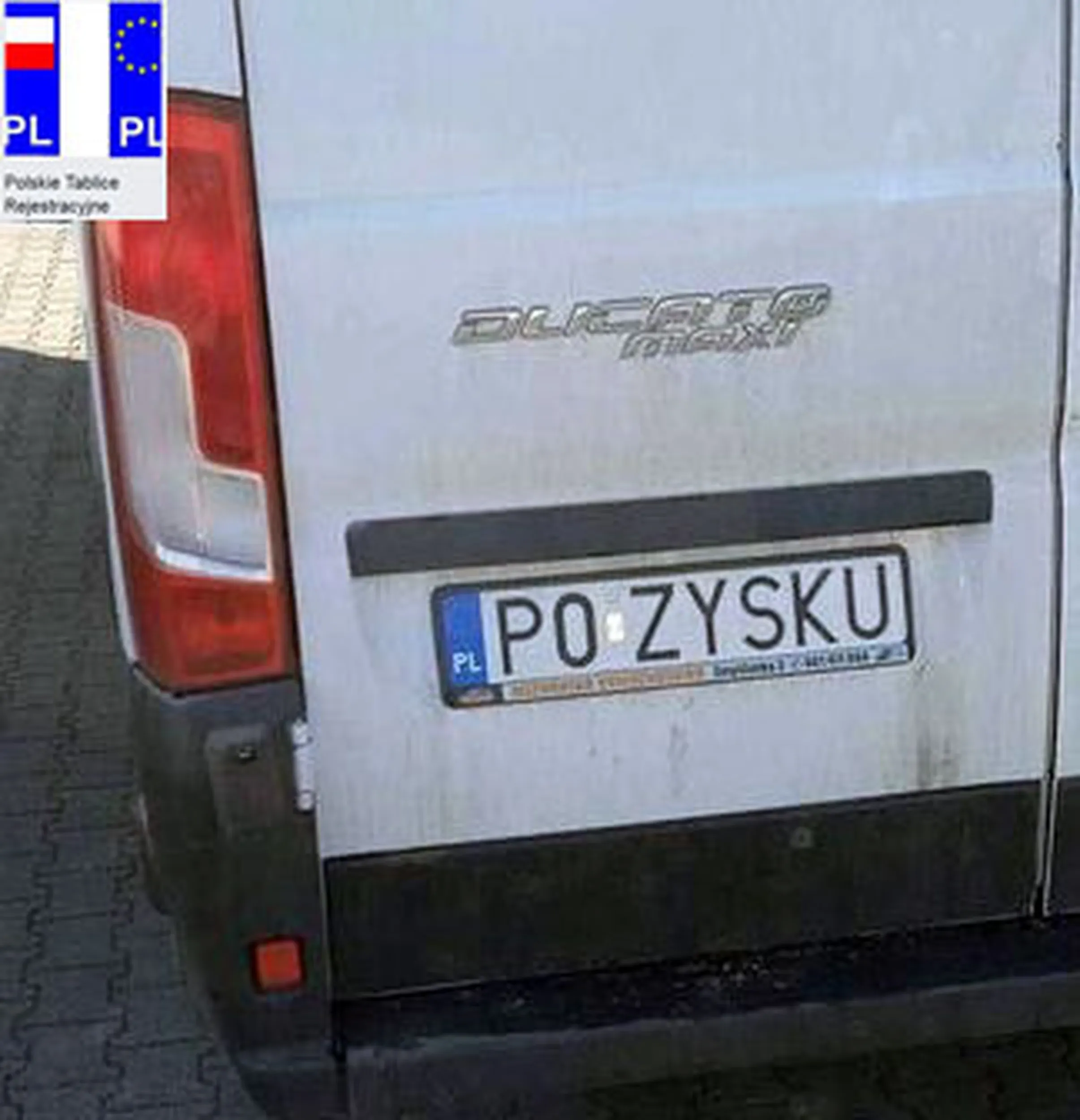 Fajny numer, blacha P0 ZYSKU