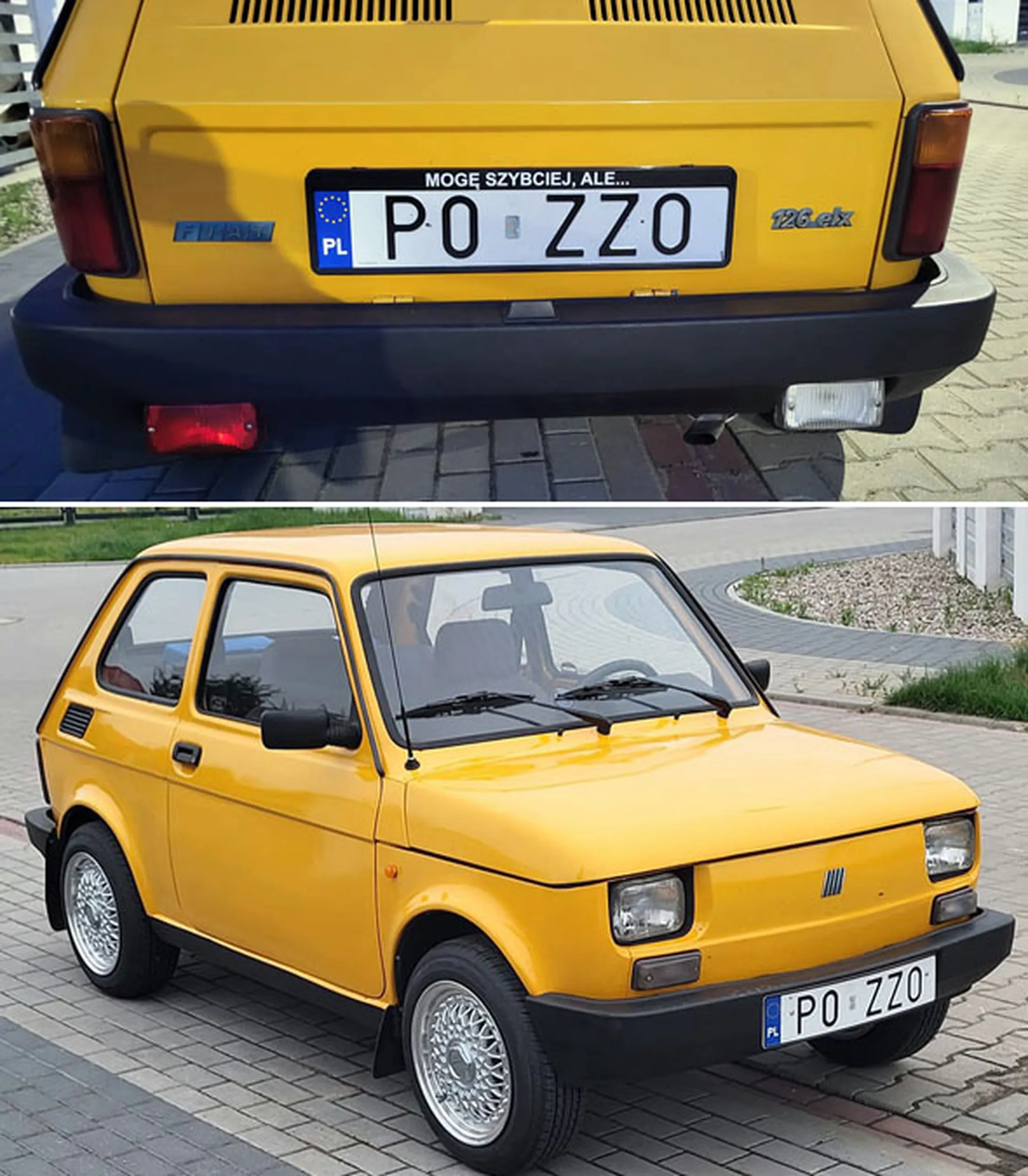 Fajny numer, blacha P0 ZZO