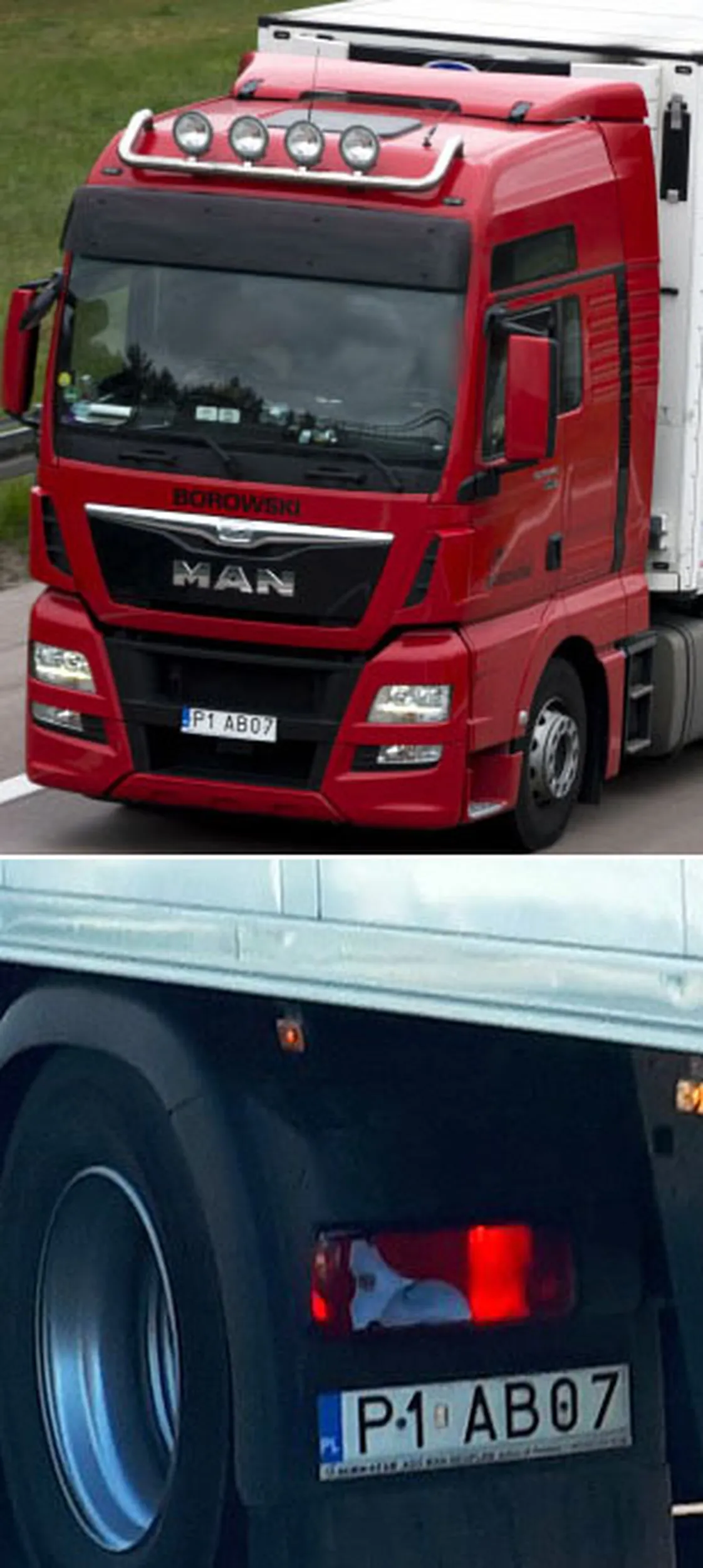 Fajny numer, blacha P1 AB07