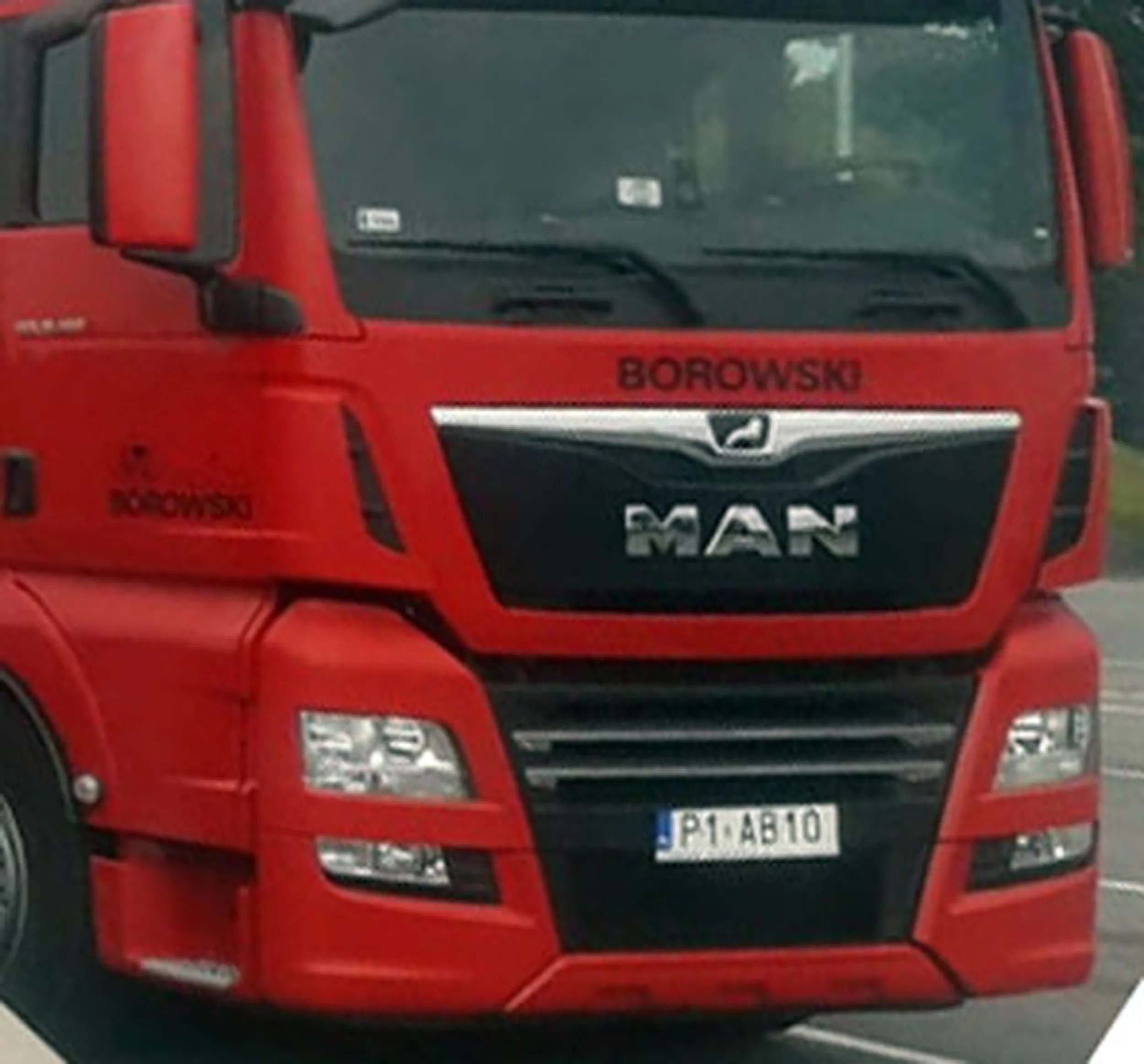 Fajny numer, blacha P1 AB10