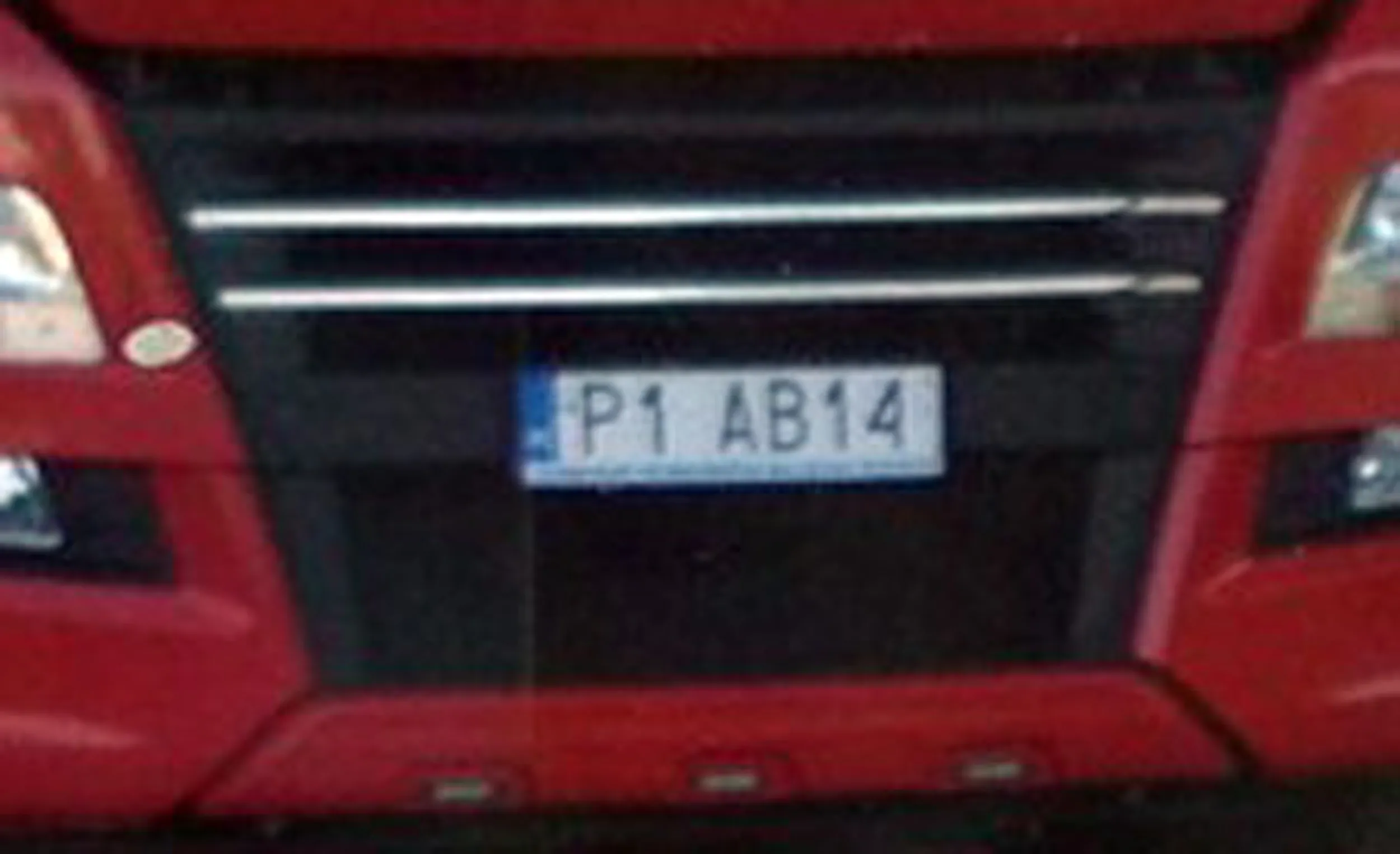 Fajny numer, blacha P1 AB14