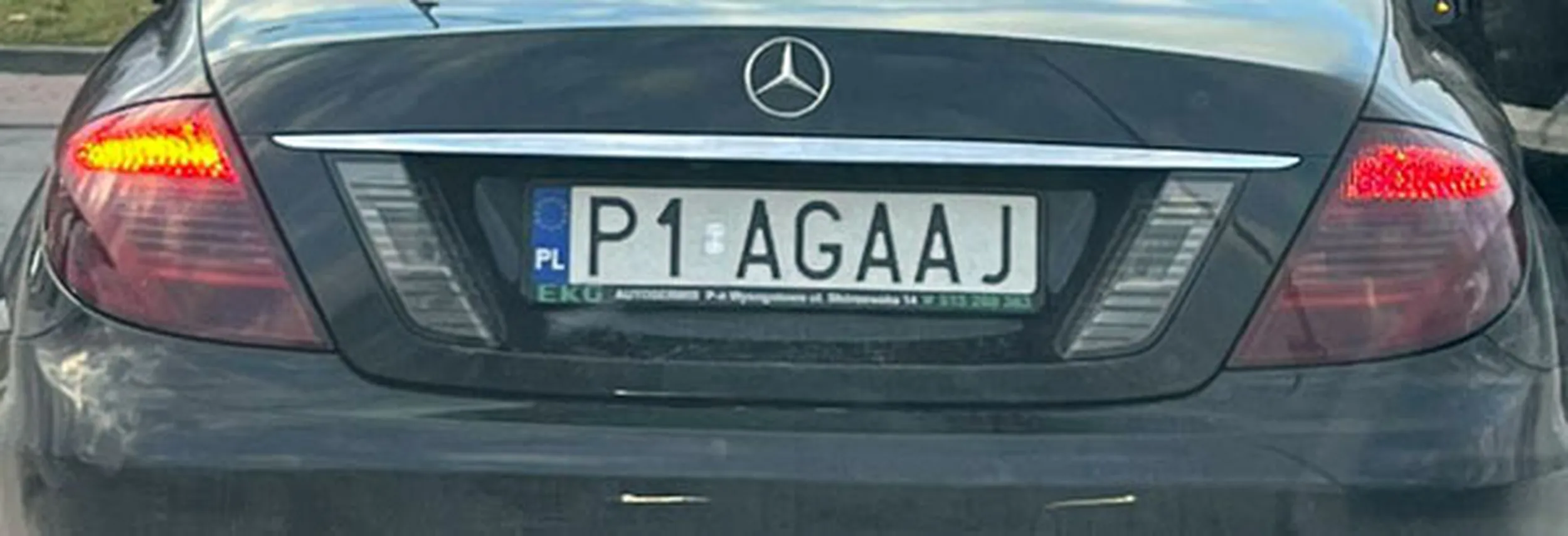 Fajny numer, blacha P1 AGAAJ