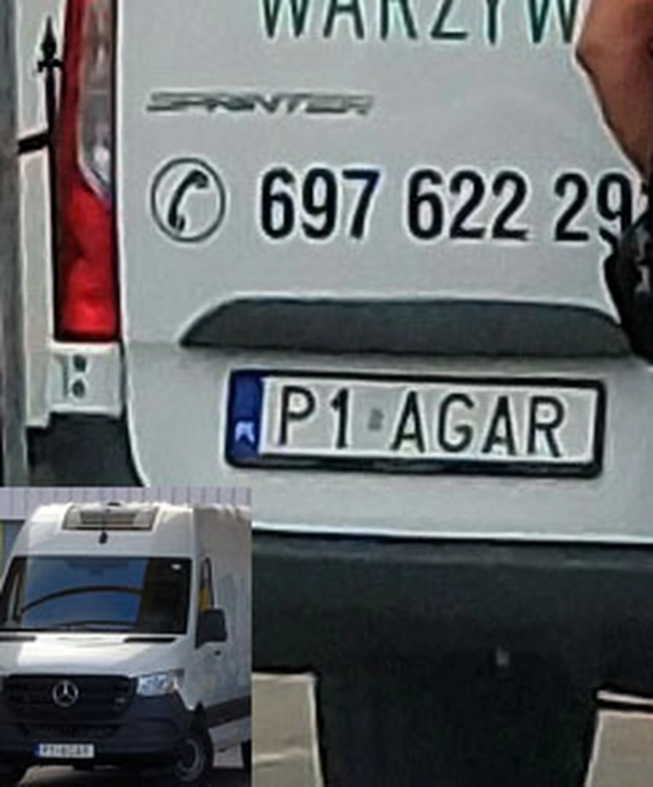 Fajny numer, blacha P1 AGAR