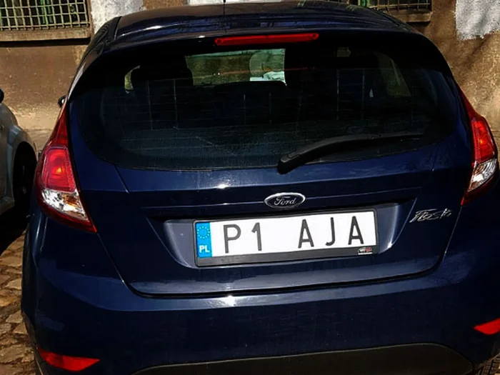 Fajny numer, blacha P1 AJA