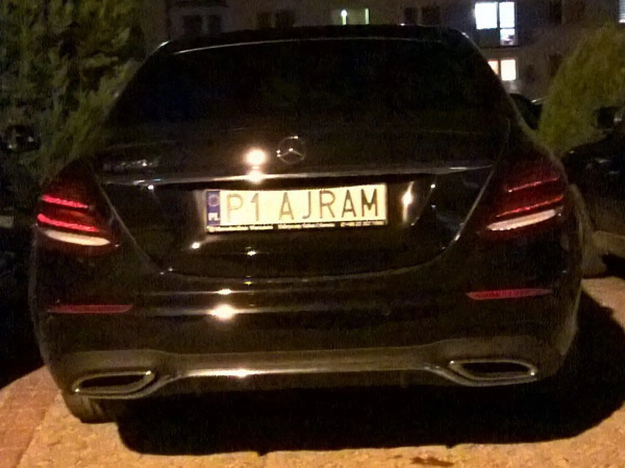 Fajny numer, blacha P1 AJRAM