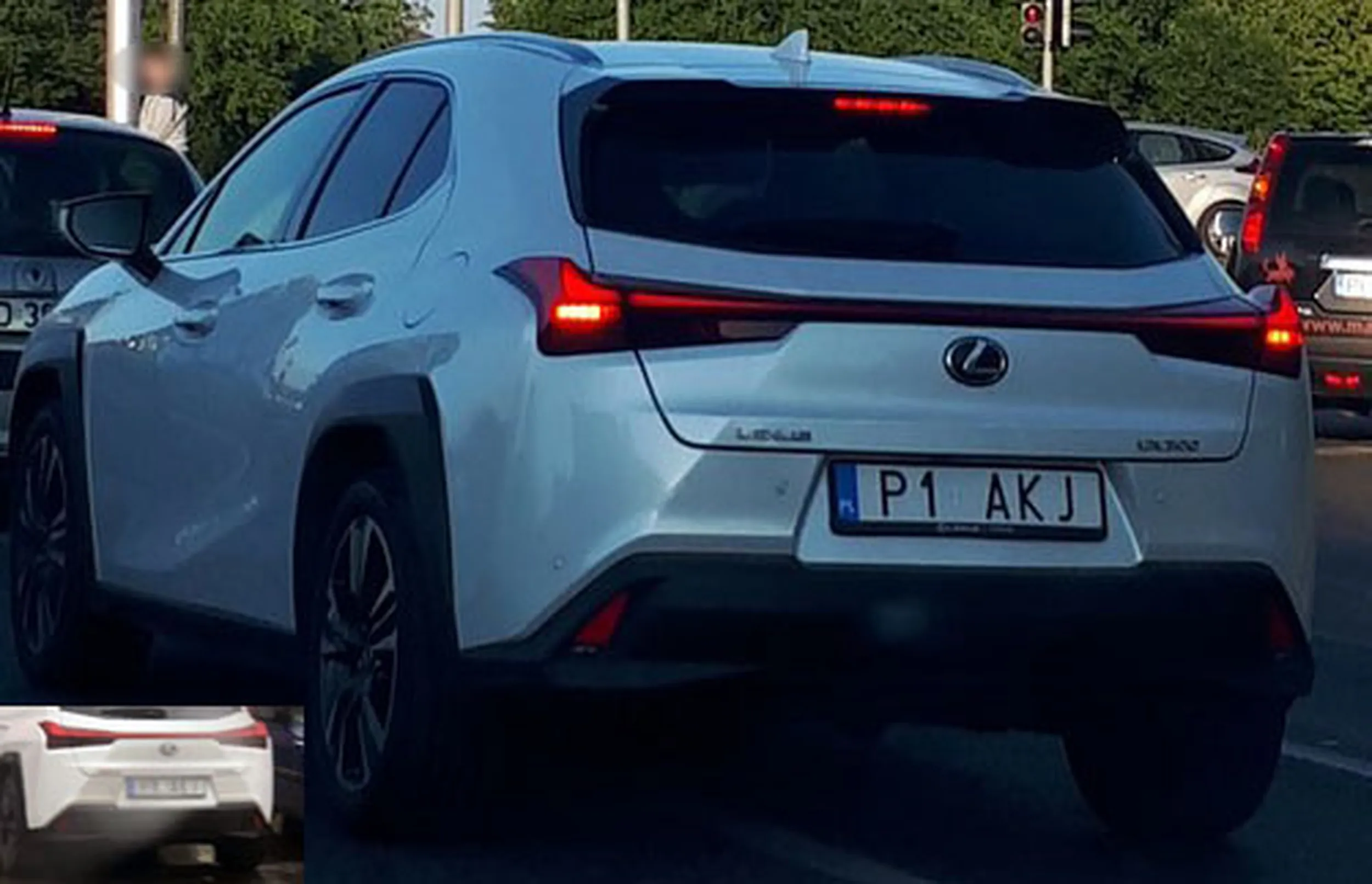 Fajny numer, blacha P1 AKJ