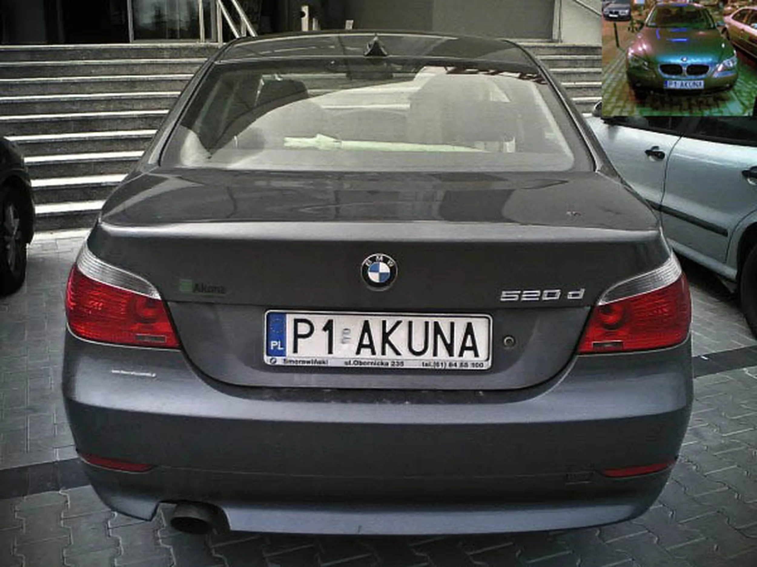 Fajny numer, blacha P1 AKUNA