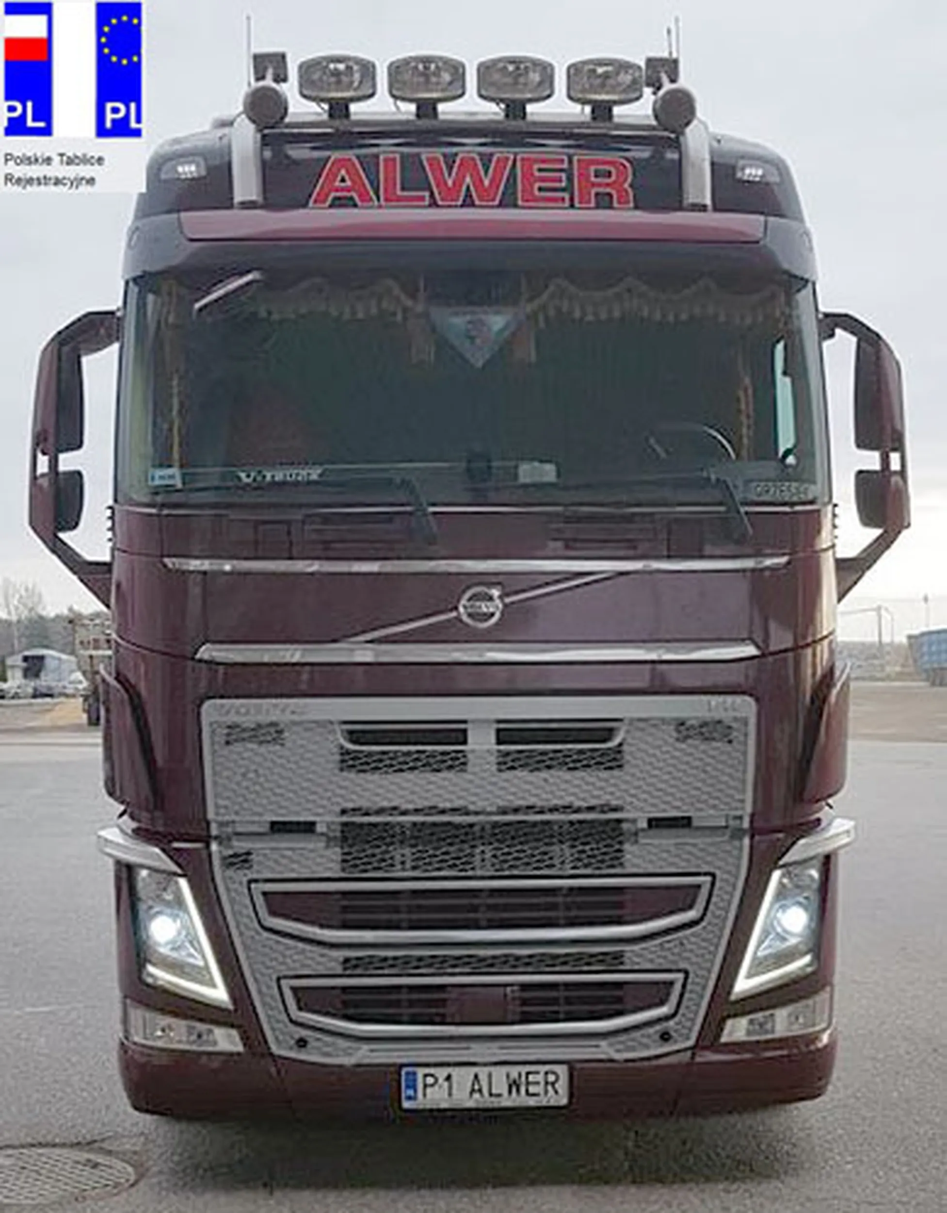 Fajny numer, blacha P1 ALWER