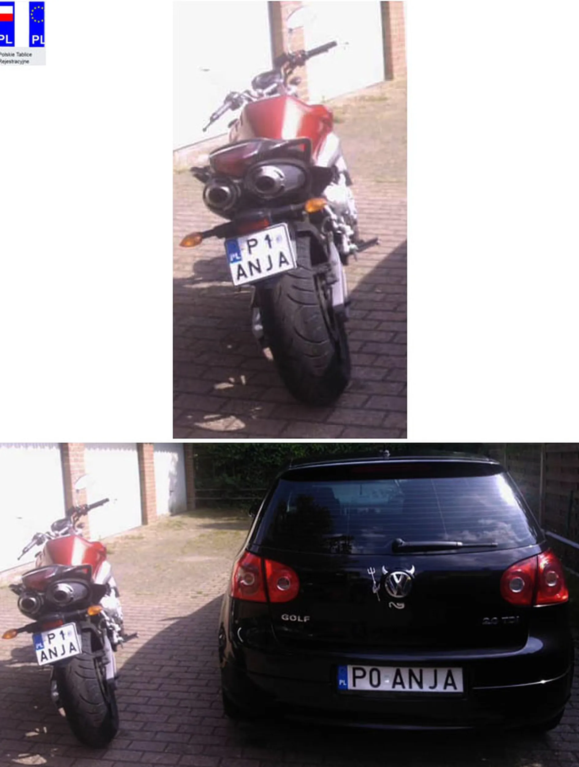 Fajny numer, blacha P1 ANJA