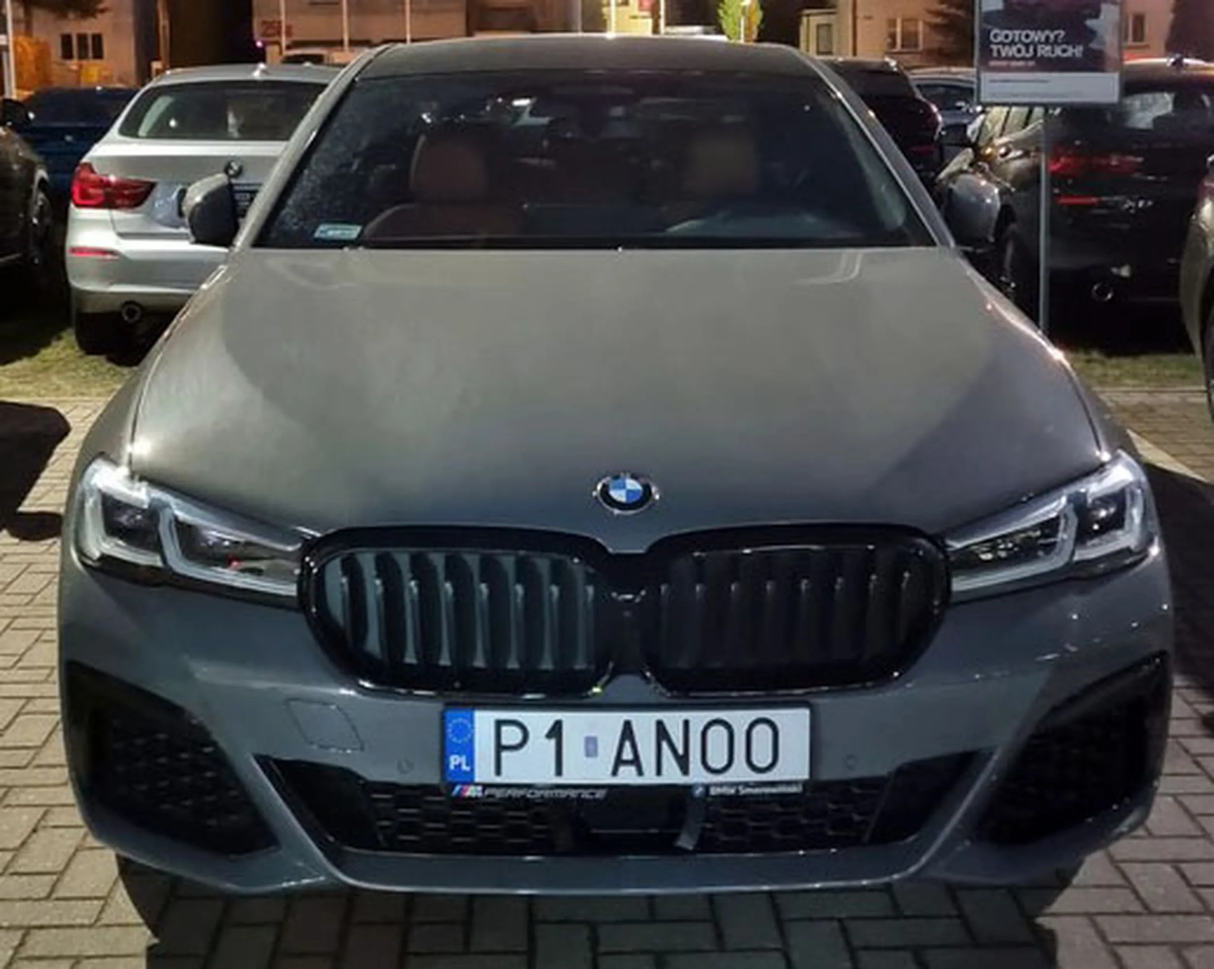 Fajny numer, blacha P1 ANOO