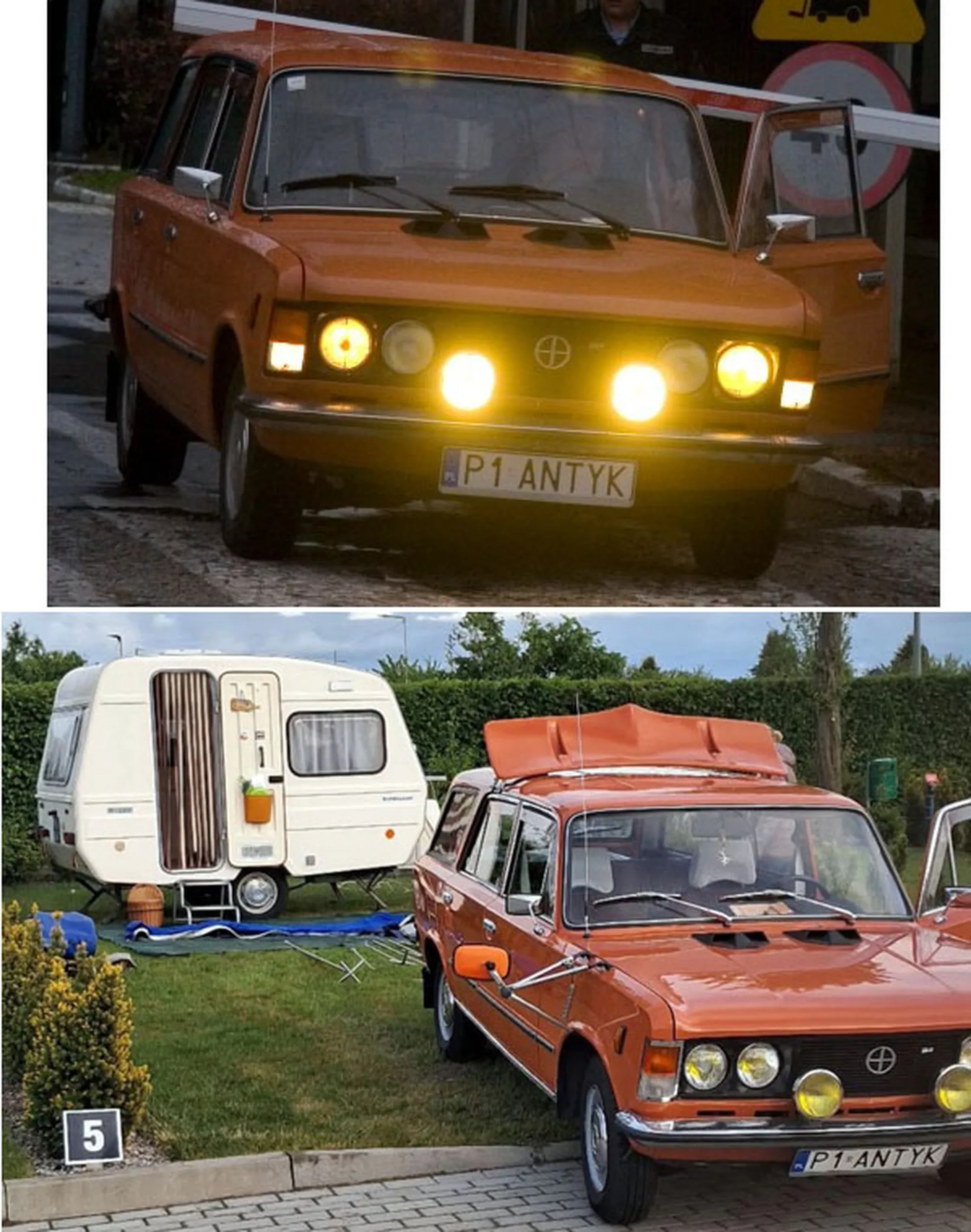 Fajny numer, blacha P1 ANTYK