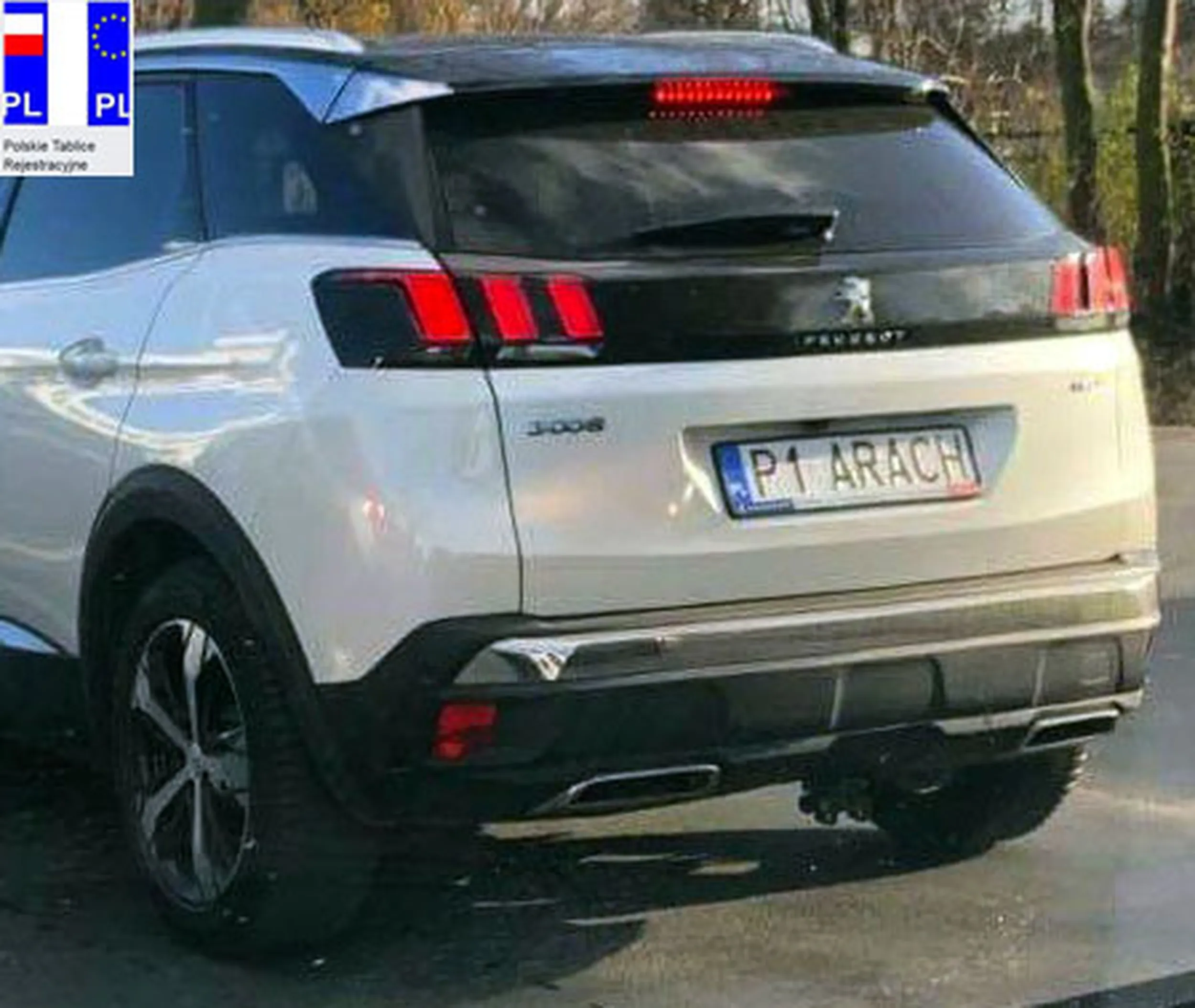 Fajny numer, blacha P1 ARACH
