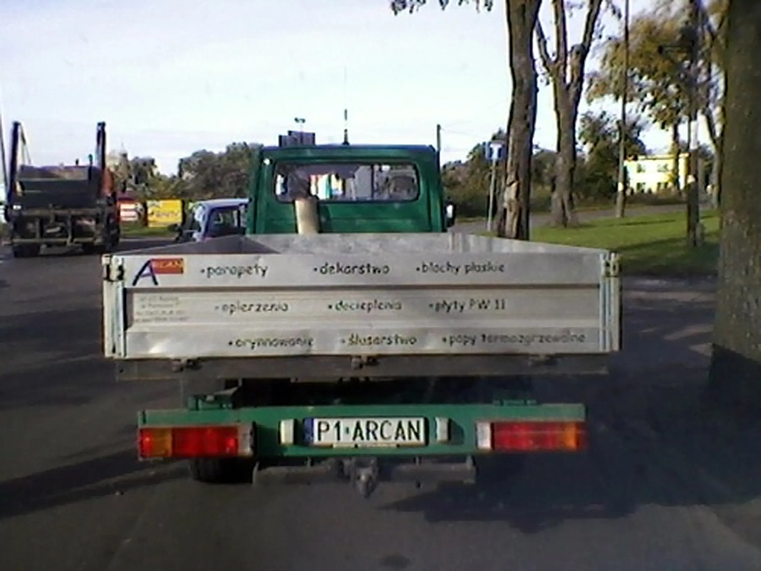 Fajny numer, blacha P1 ARCAN