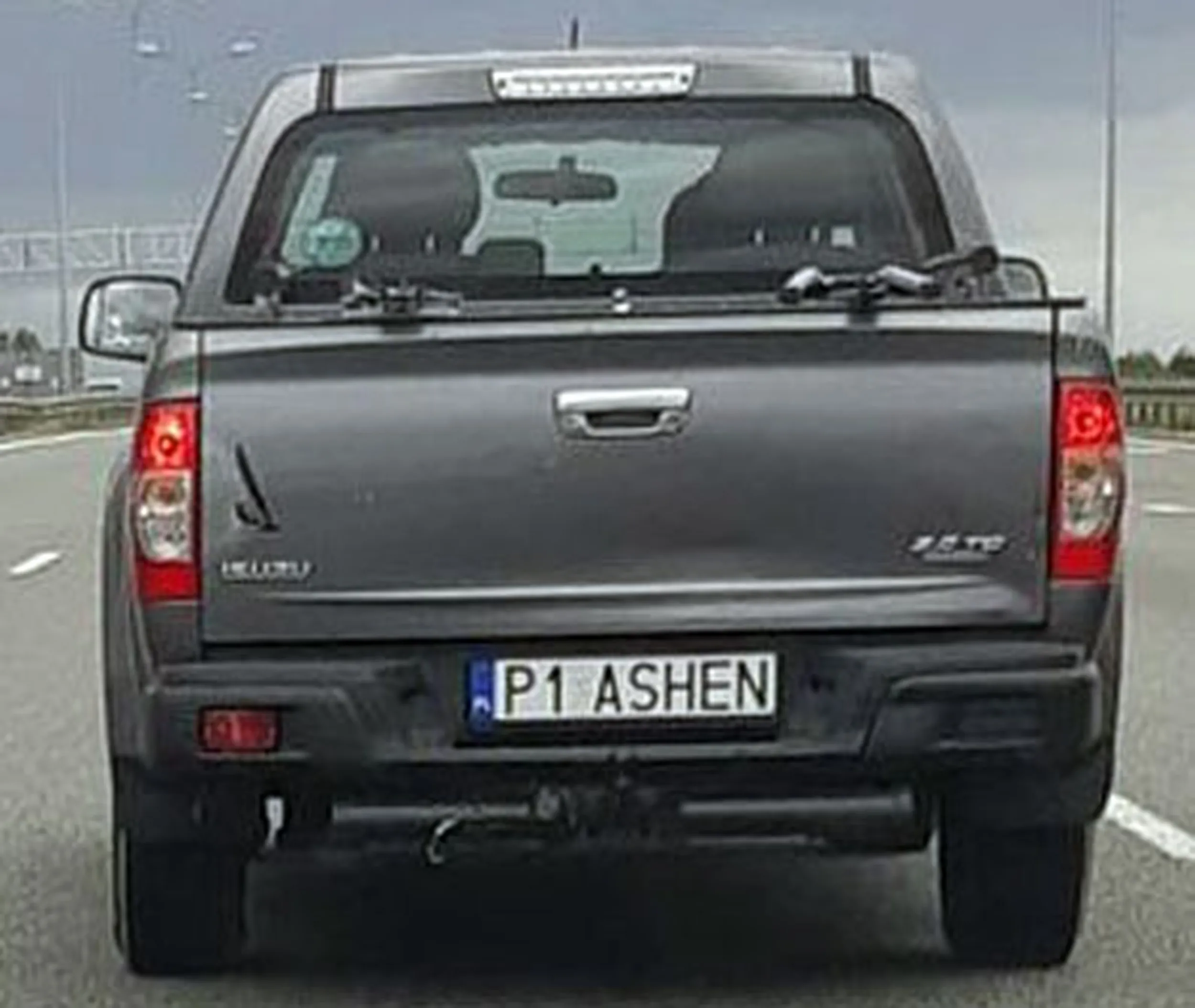 Fajny numer, blacha P1 ASHEN