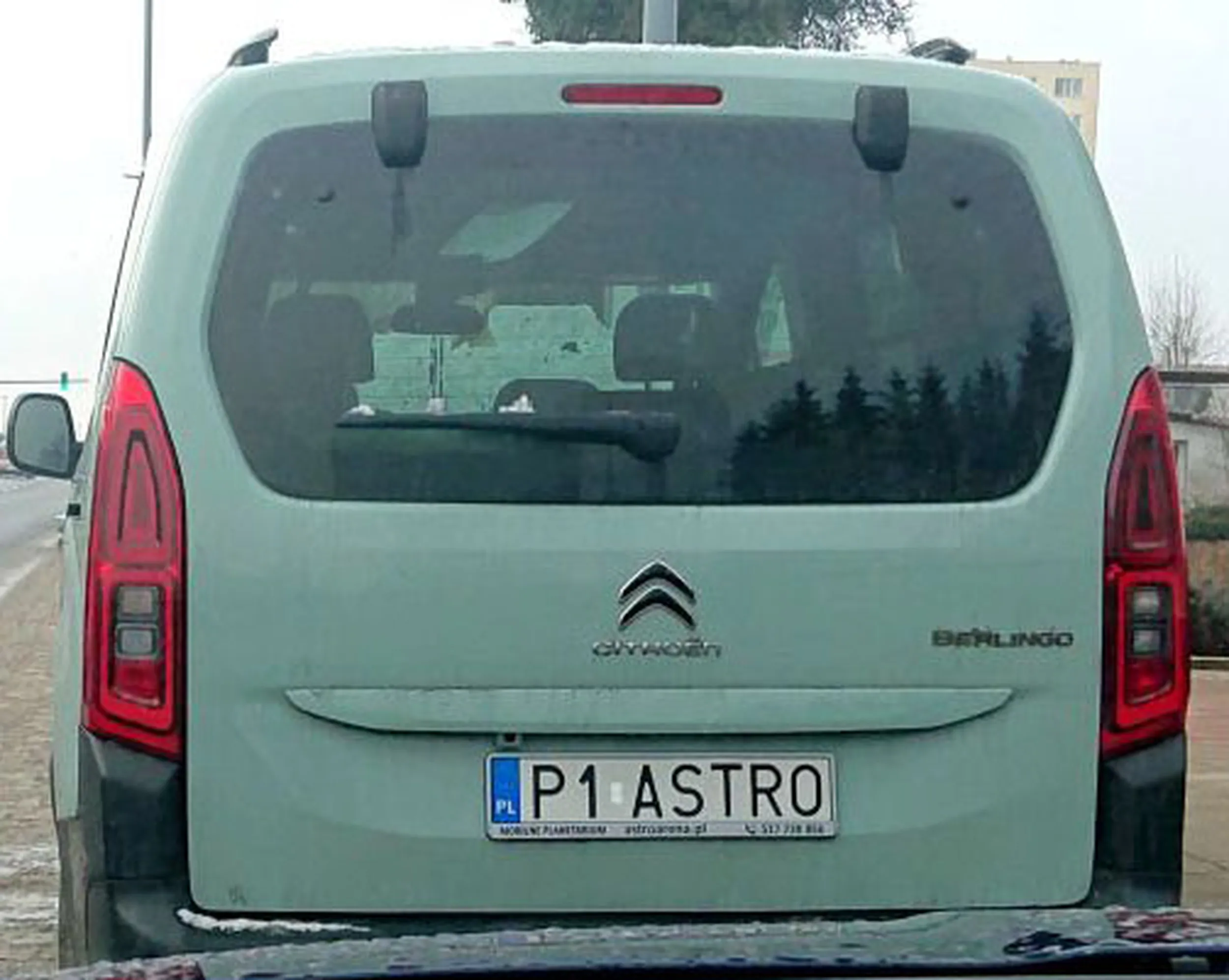 Fajny numer, blacha P1 ASTRO