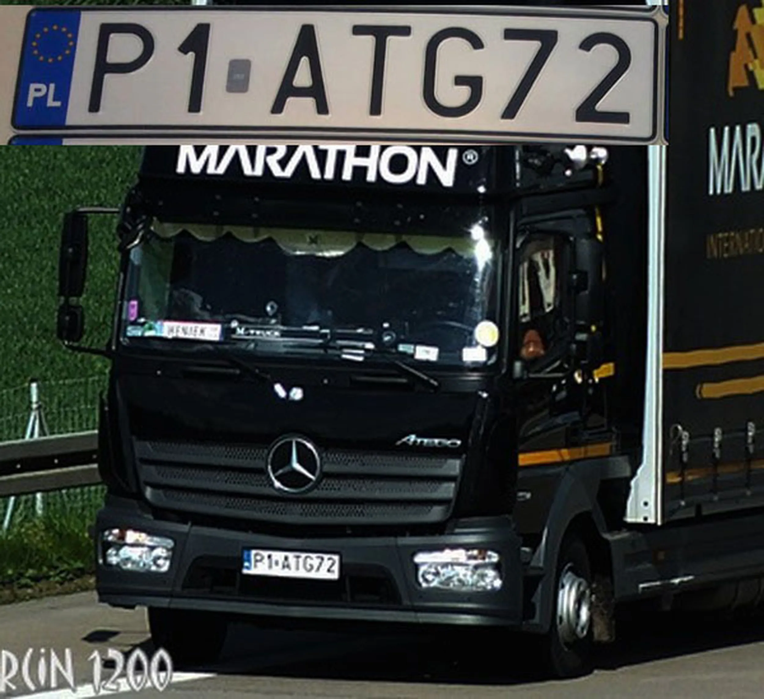 Fajny numer, blacha P1 ATG72