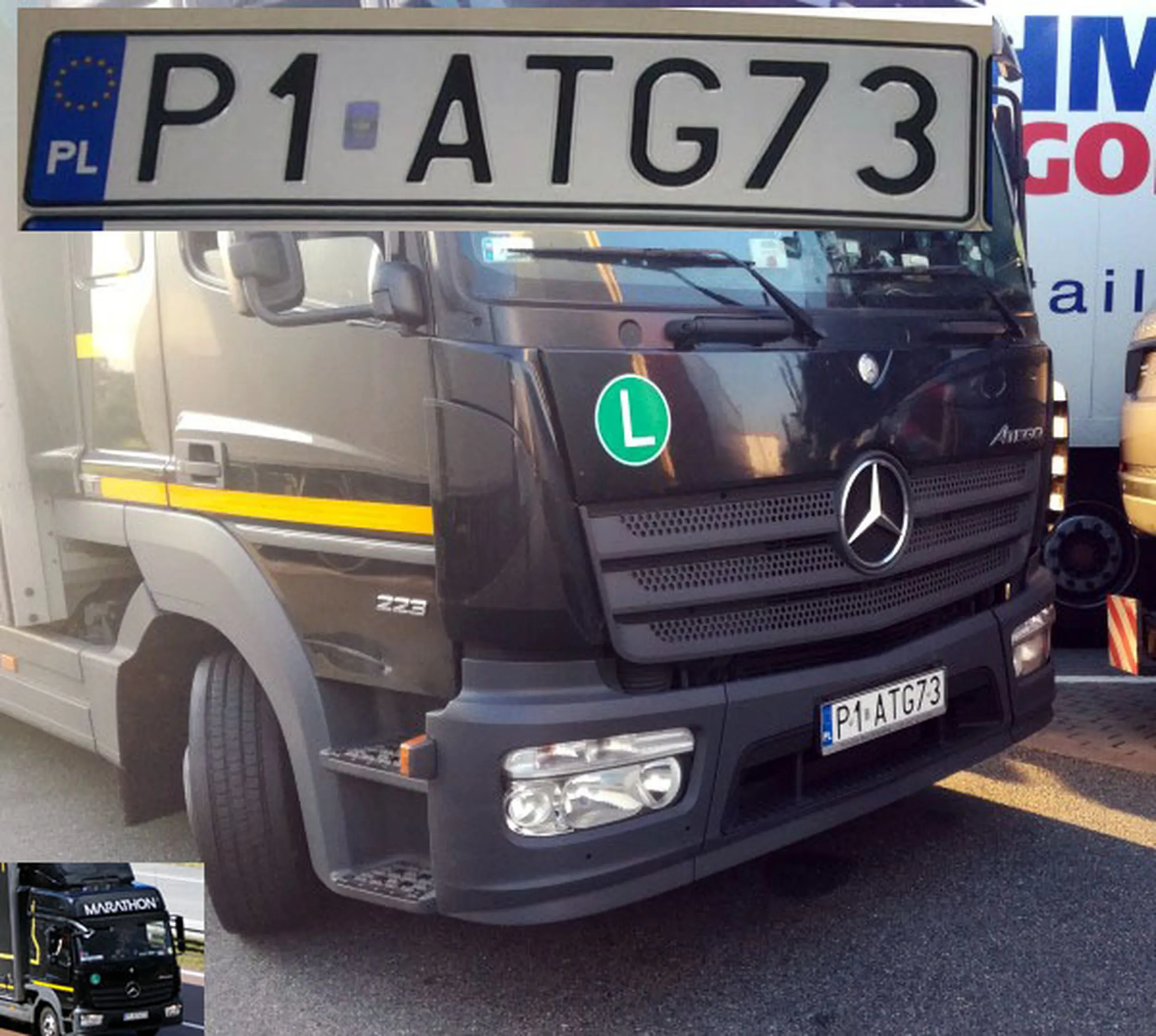 Fajny numer, blacha P1 ATG73