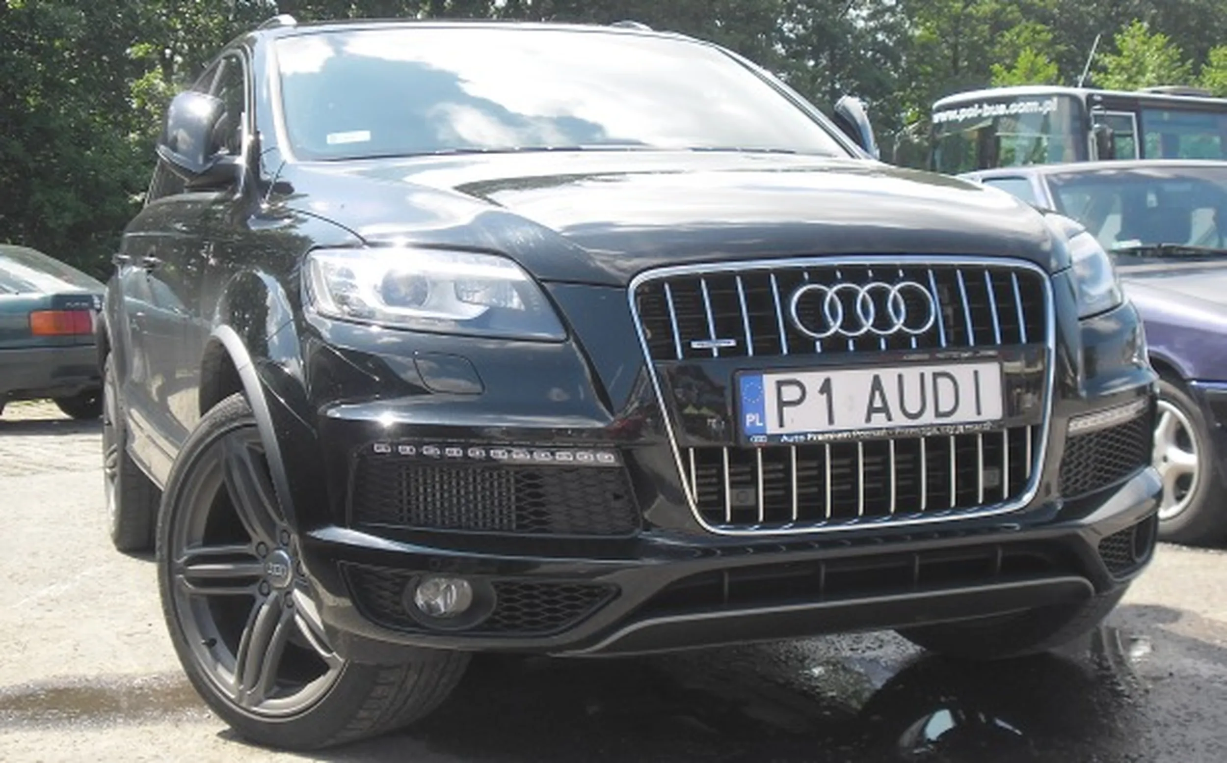 Fajny numer, blacha P1 AUDI
