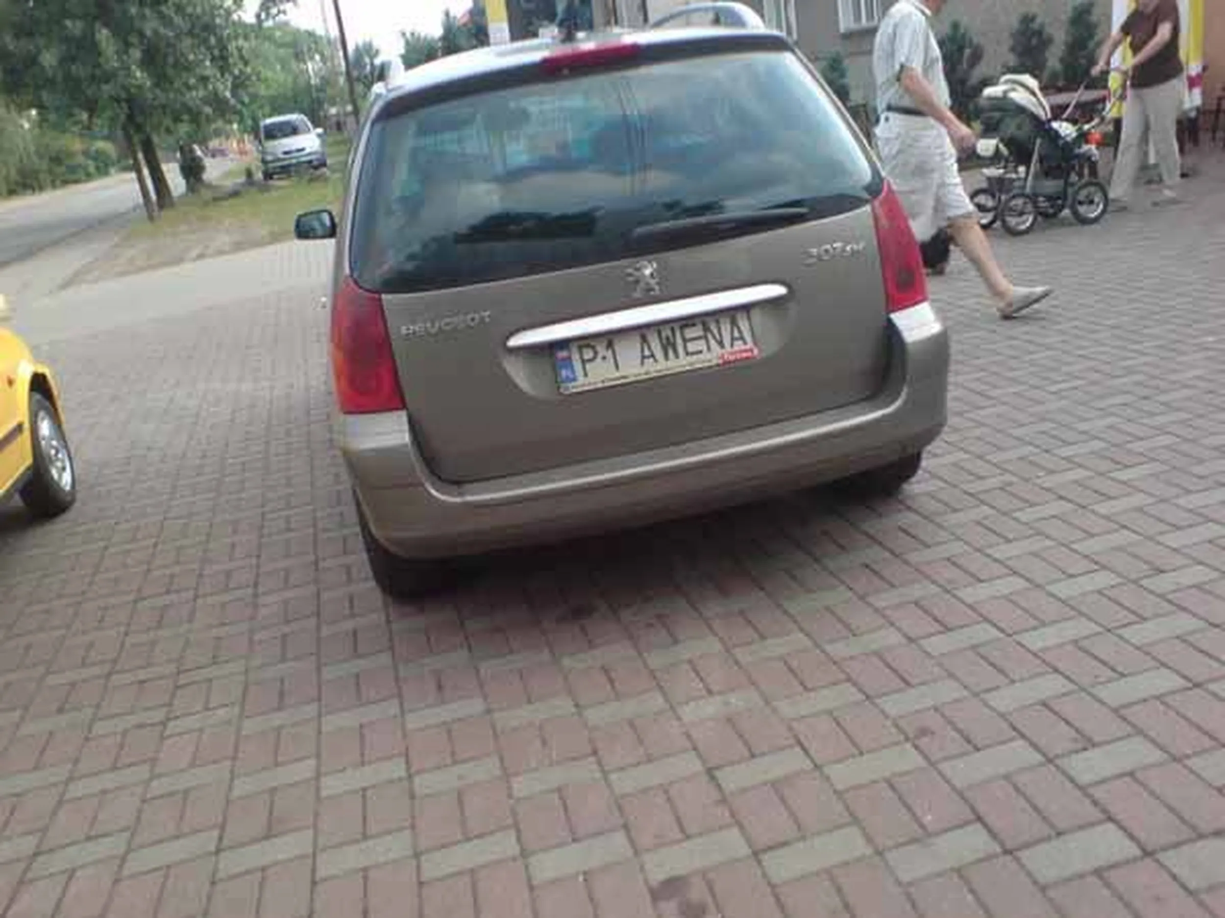 Fajny numer, blacha P1 AWENA