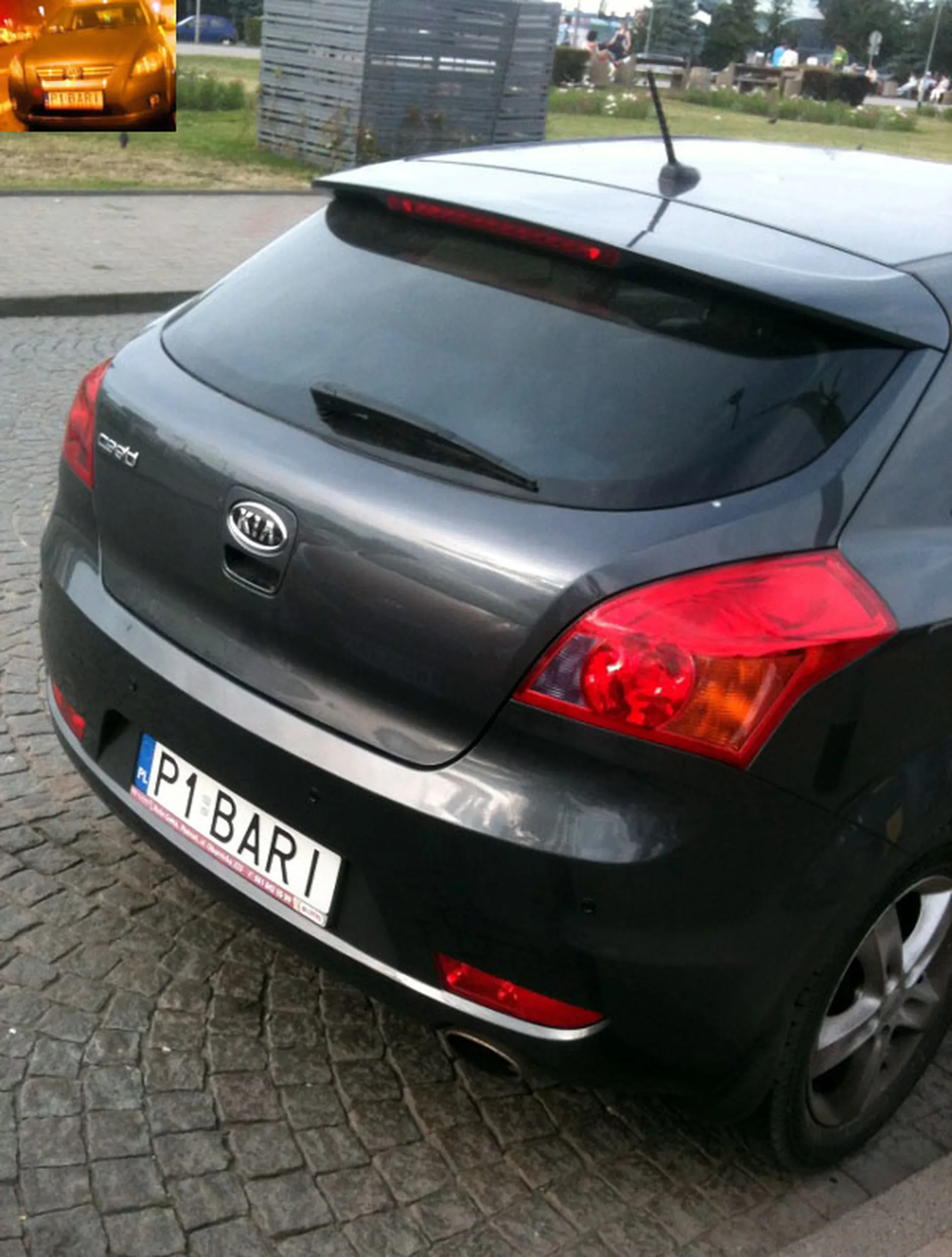 Fajny numer, blacha P1 BARI