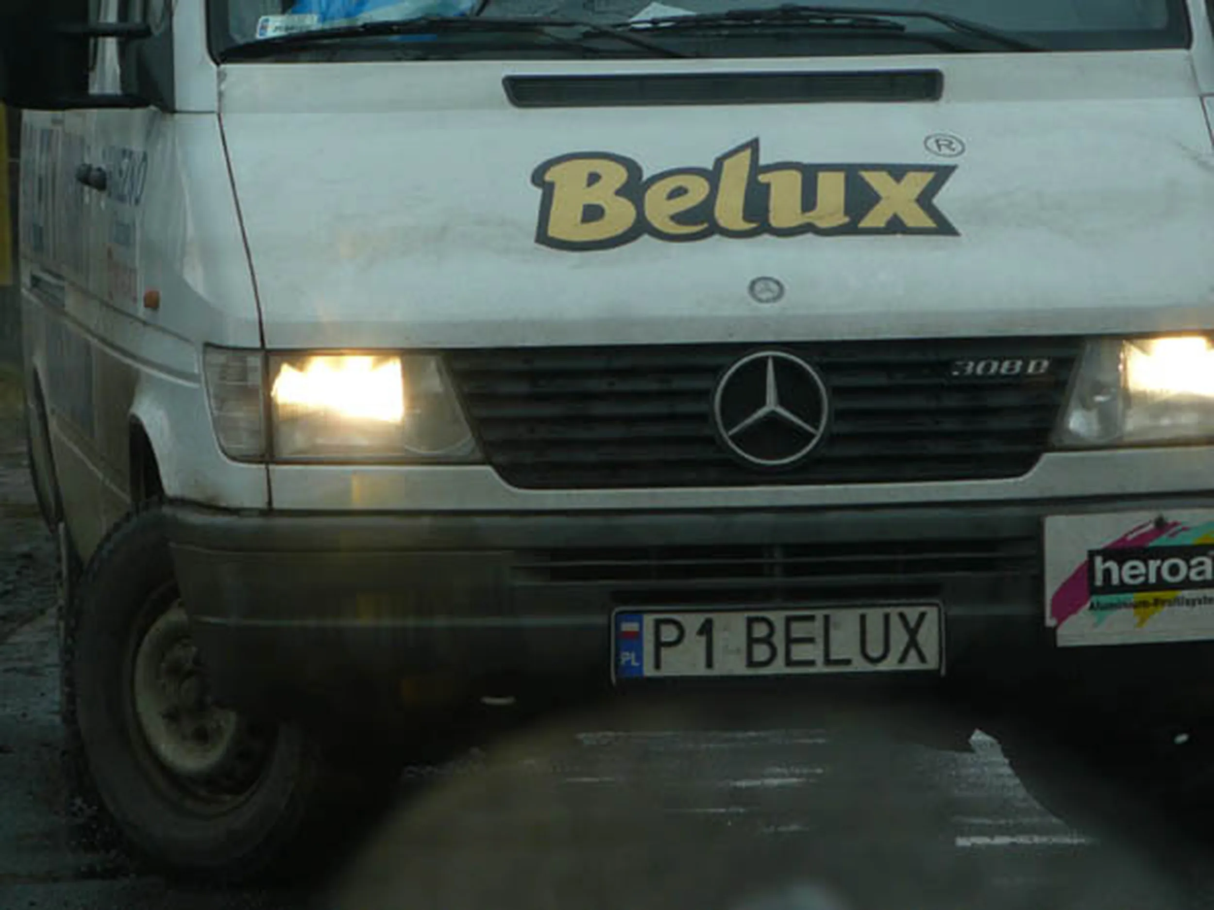 Fajny numer, blacha P1 BELUX