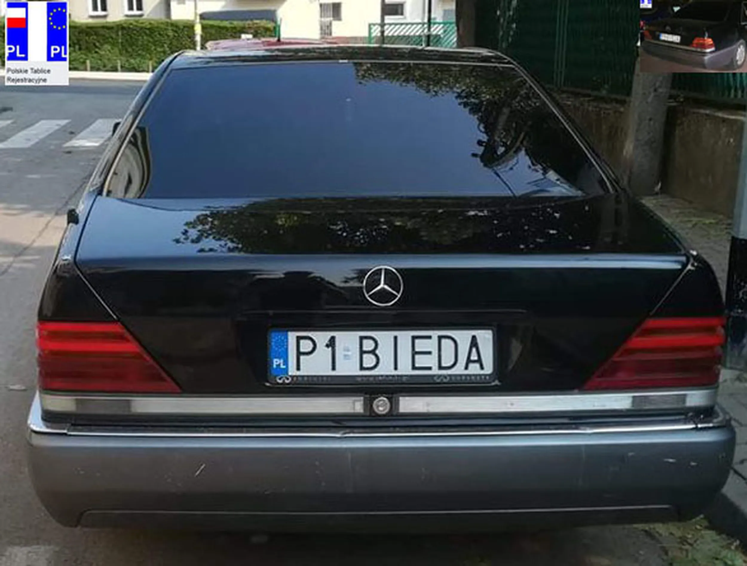 Fajny numer, blacha P1 BIEDA
