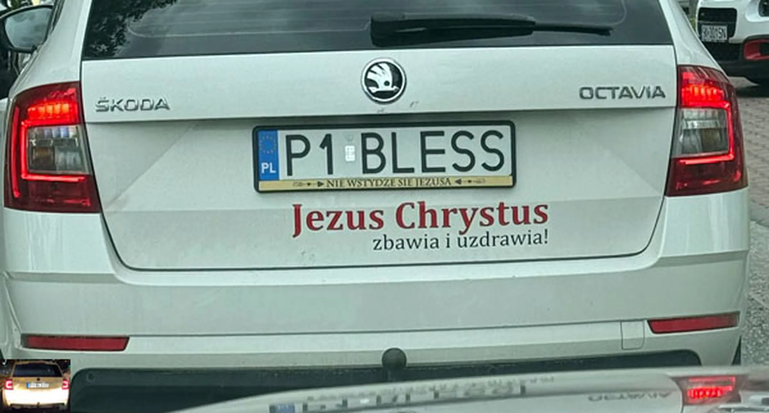 Fajny numer, blacha P1 BLESS