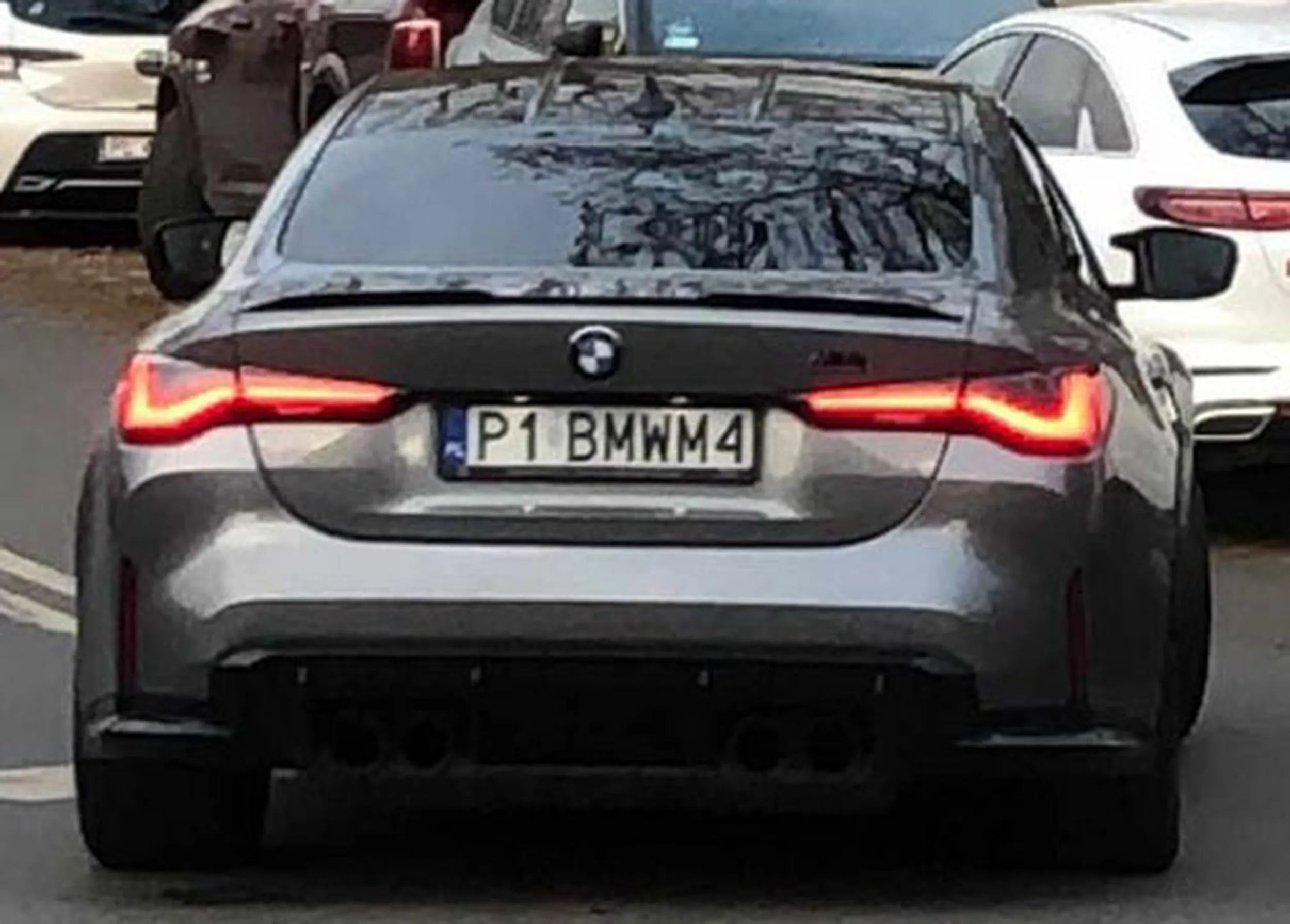 Fajny numer, blacha P1 BMWM4