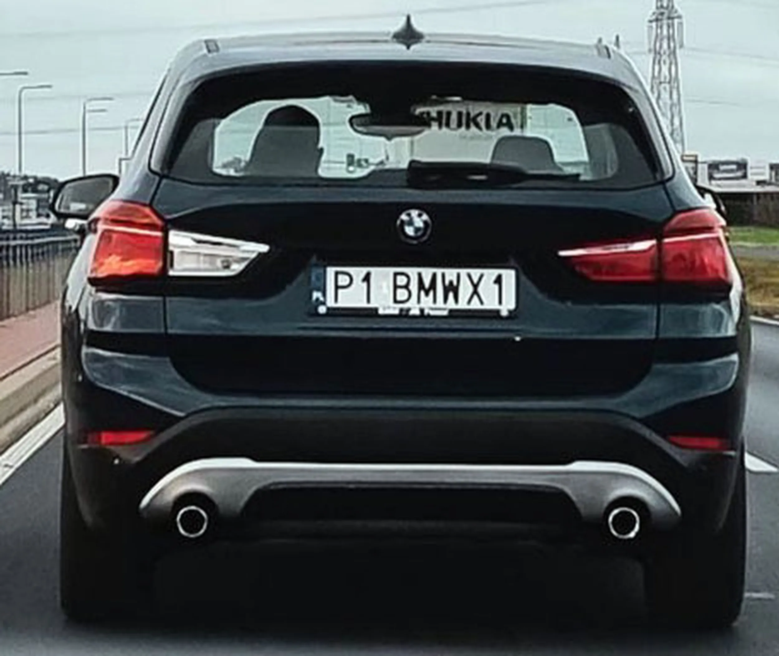 Fajny numer, blacha P1 BMWX1