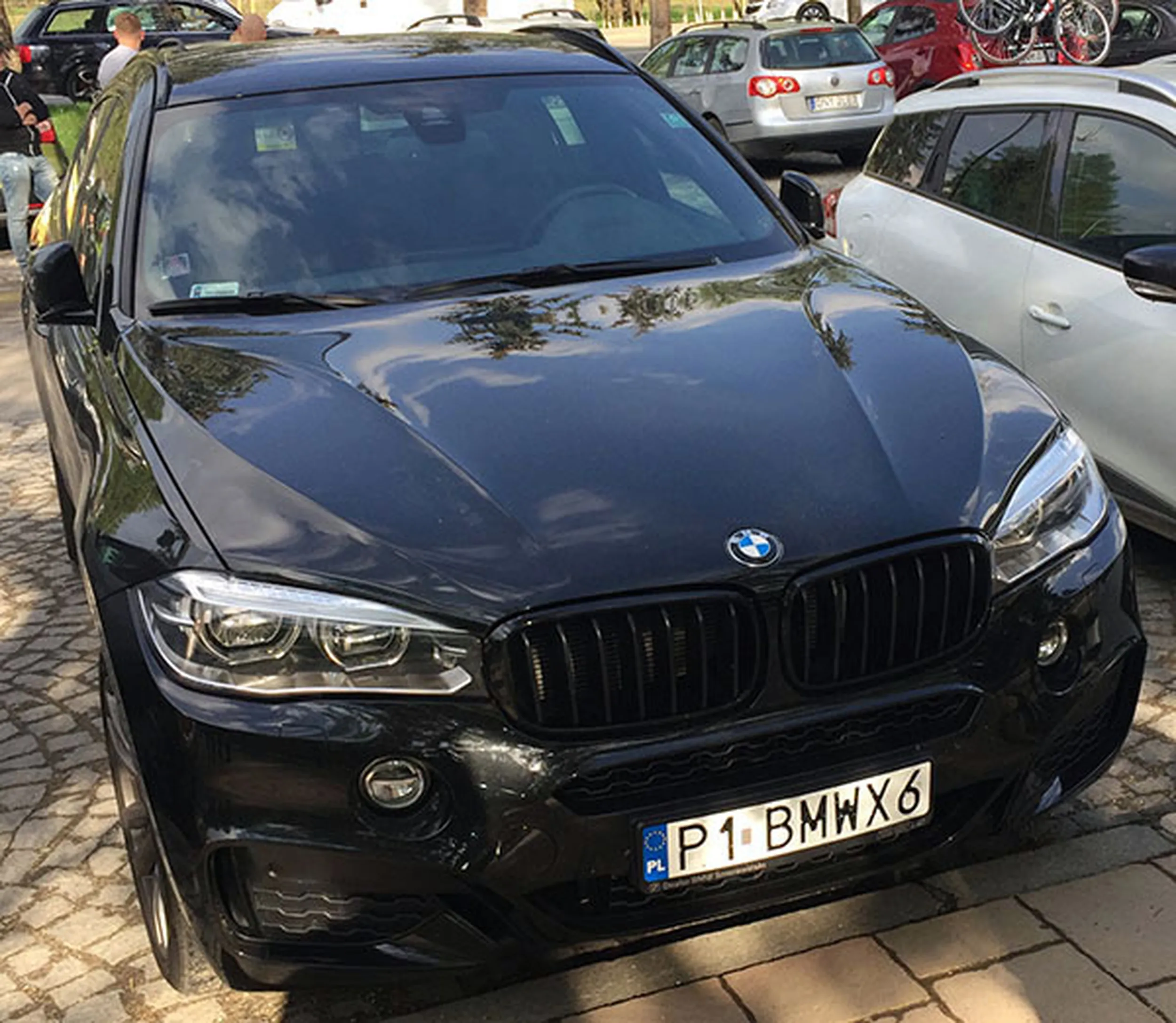 Fajny numer, blacha P1 BMWX6