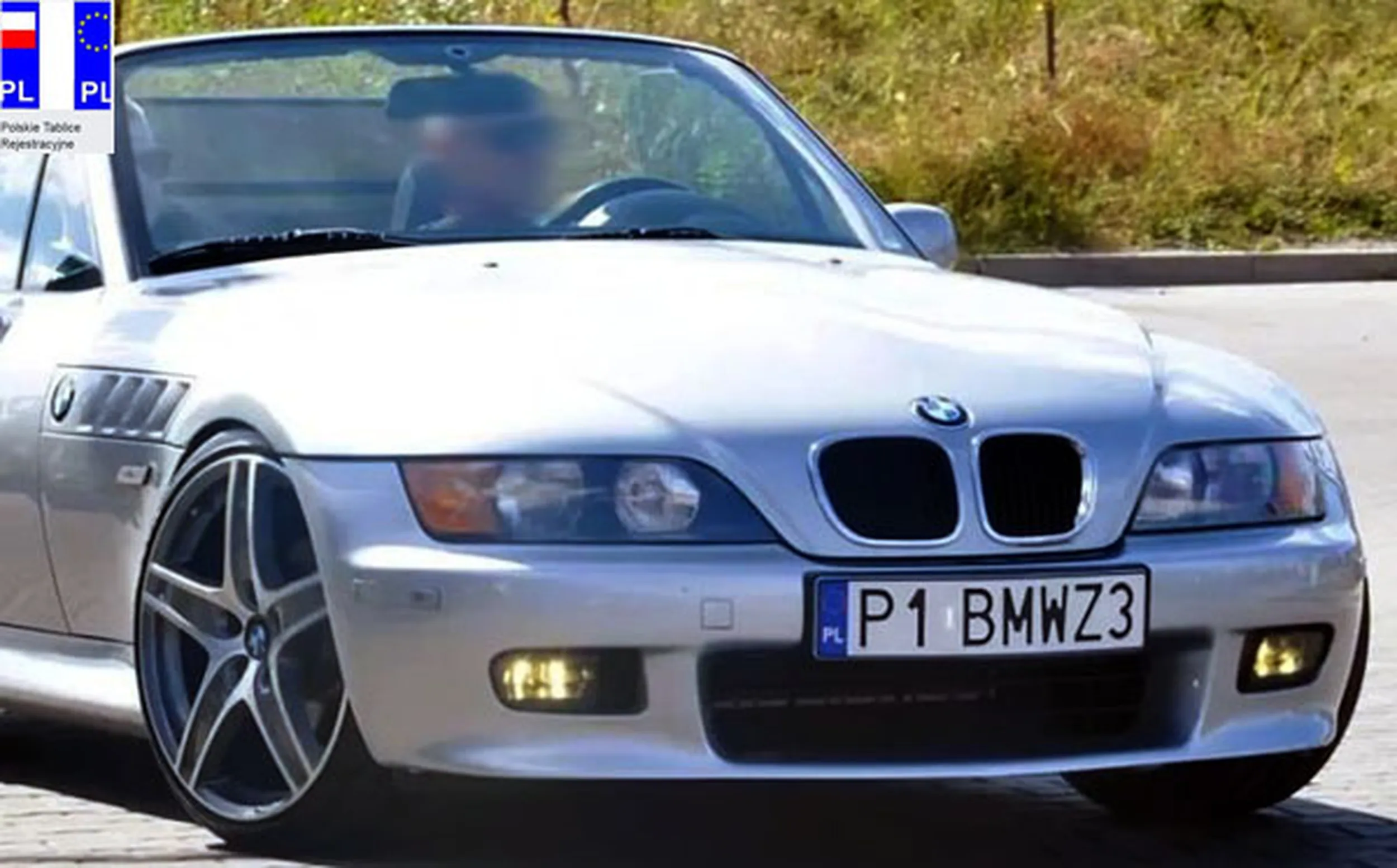 Fajny numer, blacha P1 BMWZ3