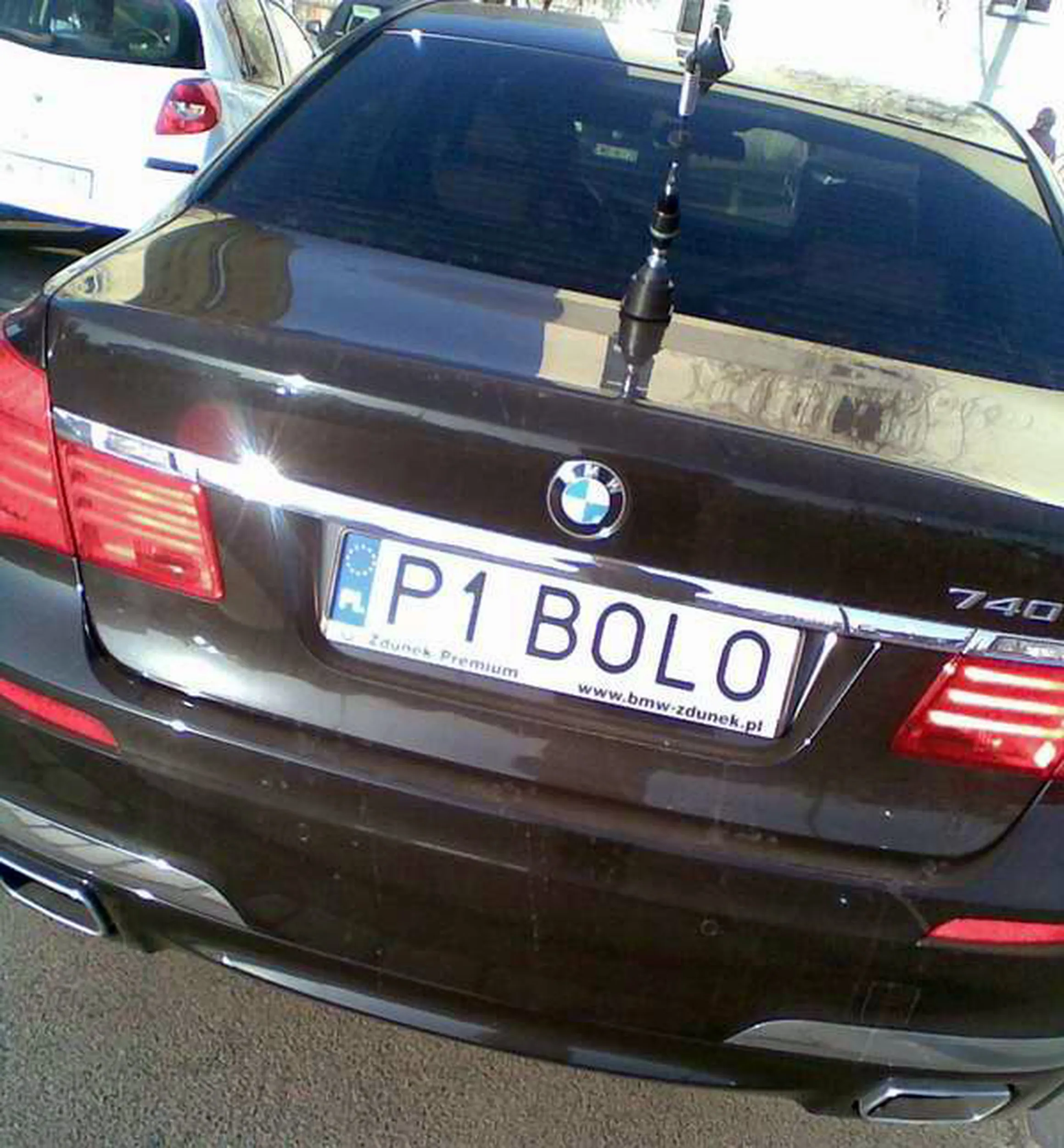 Fajny numer, blacha P1 BOLO